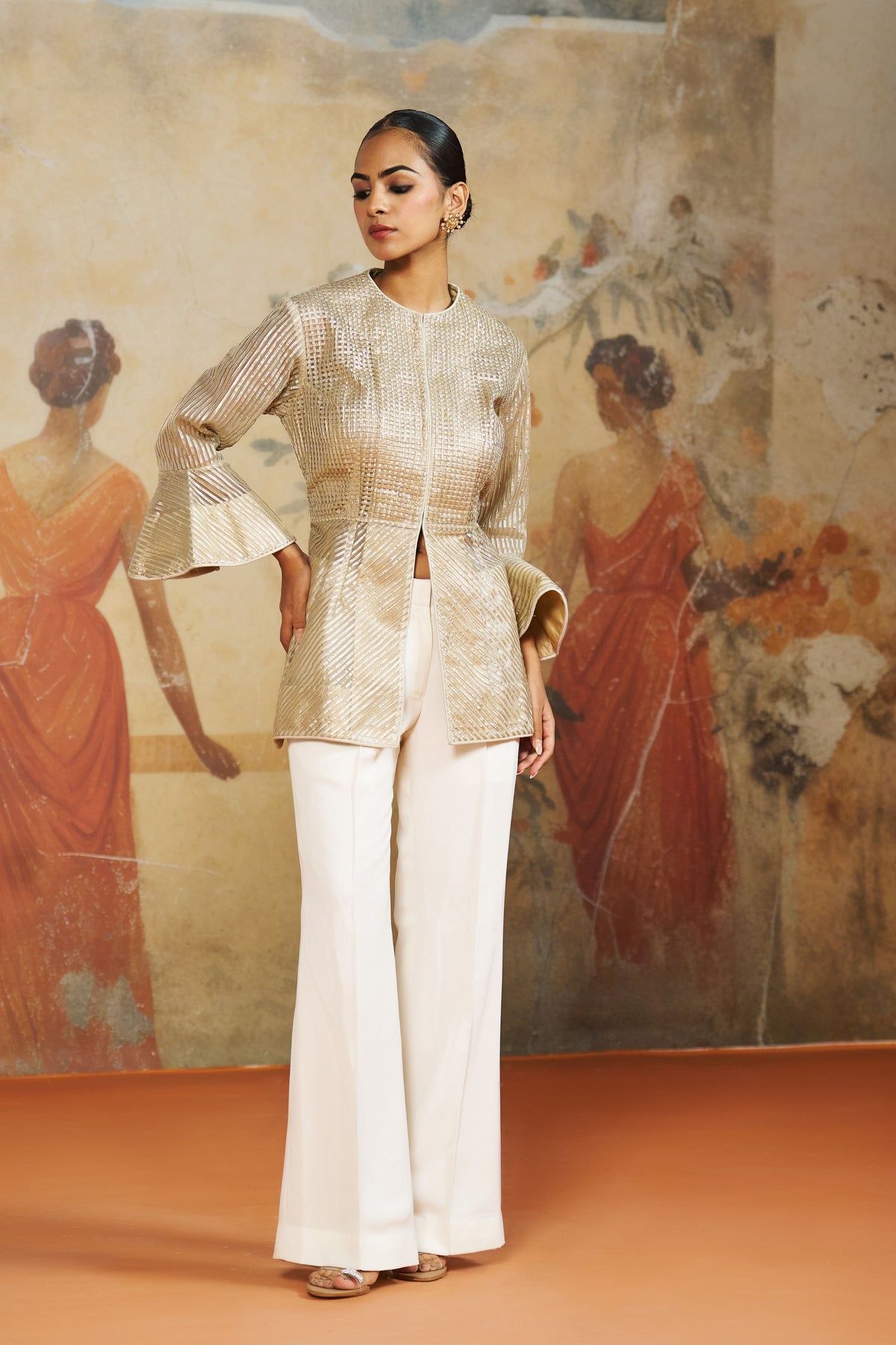 Gota Champaign Jacket Set