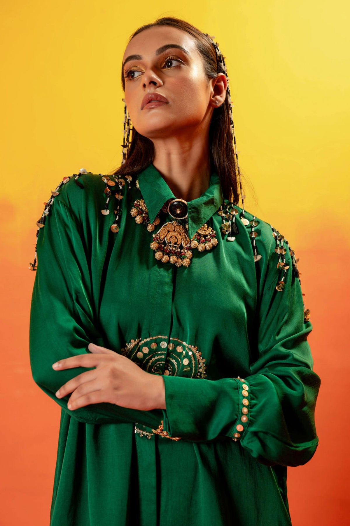 Vani Green Coord Set