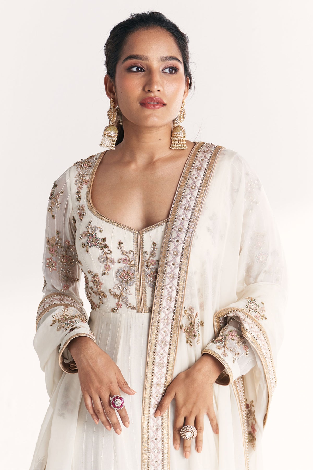 Kaushiki Ivory Anarkali