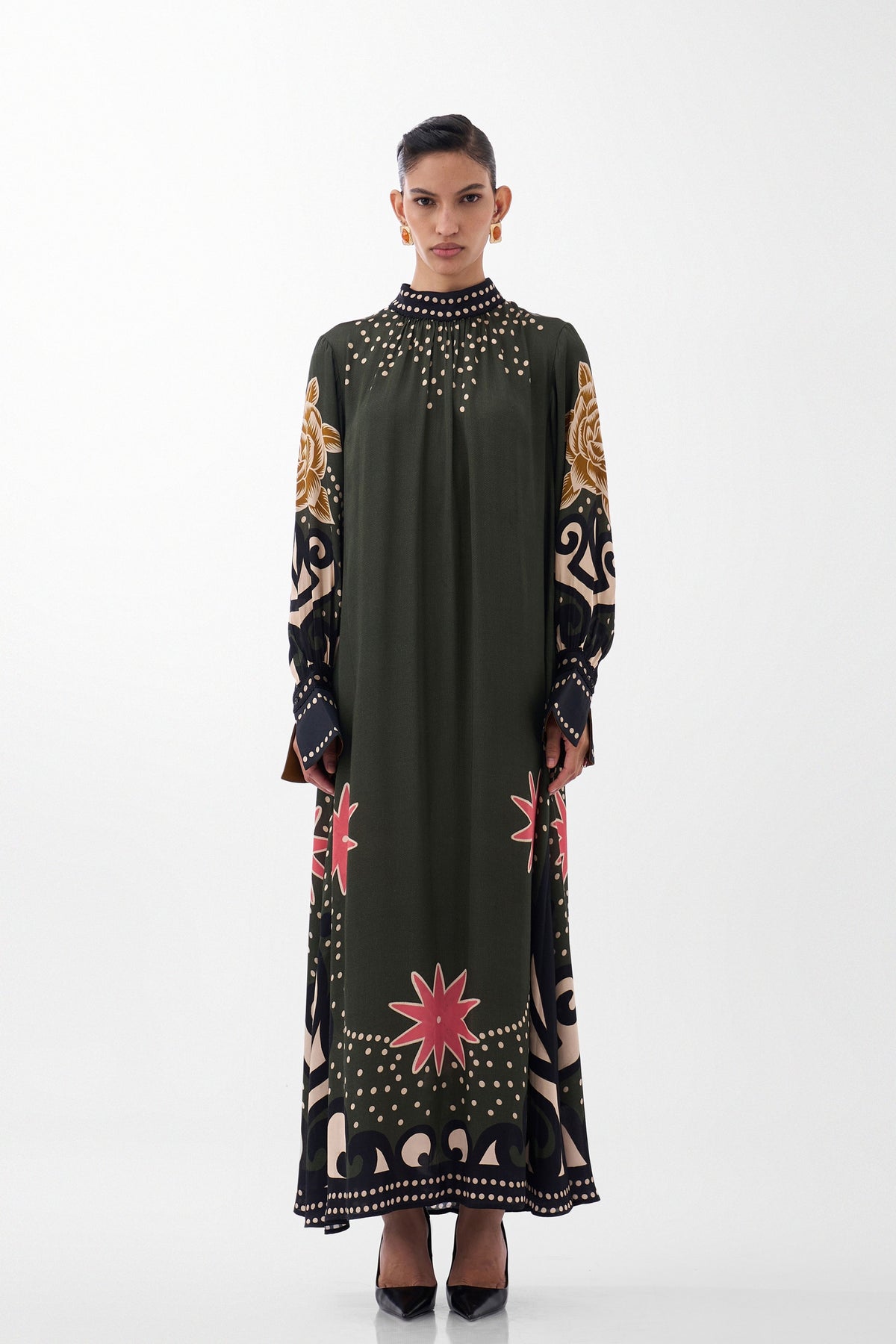 Amber Maxi Old Rose Dress