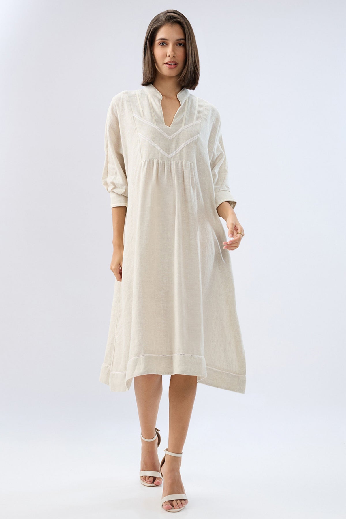 Beige Tunic Dress