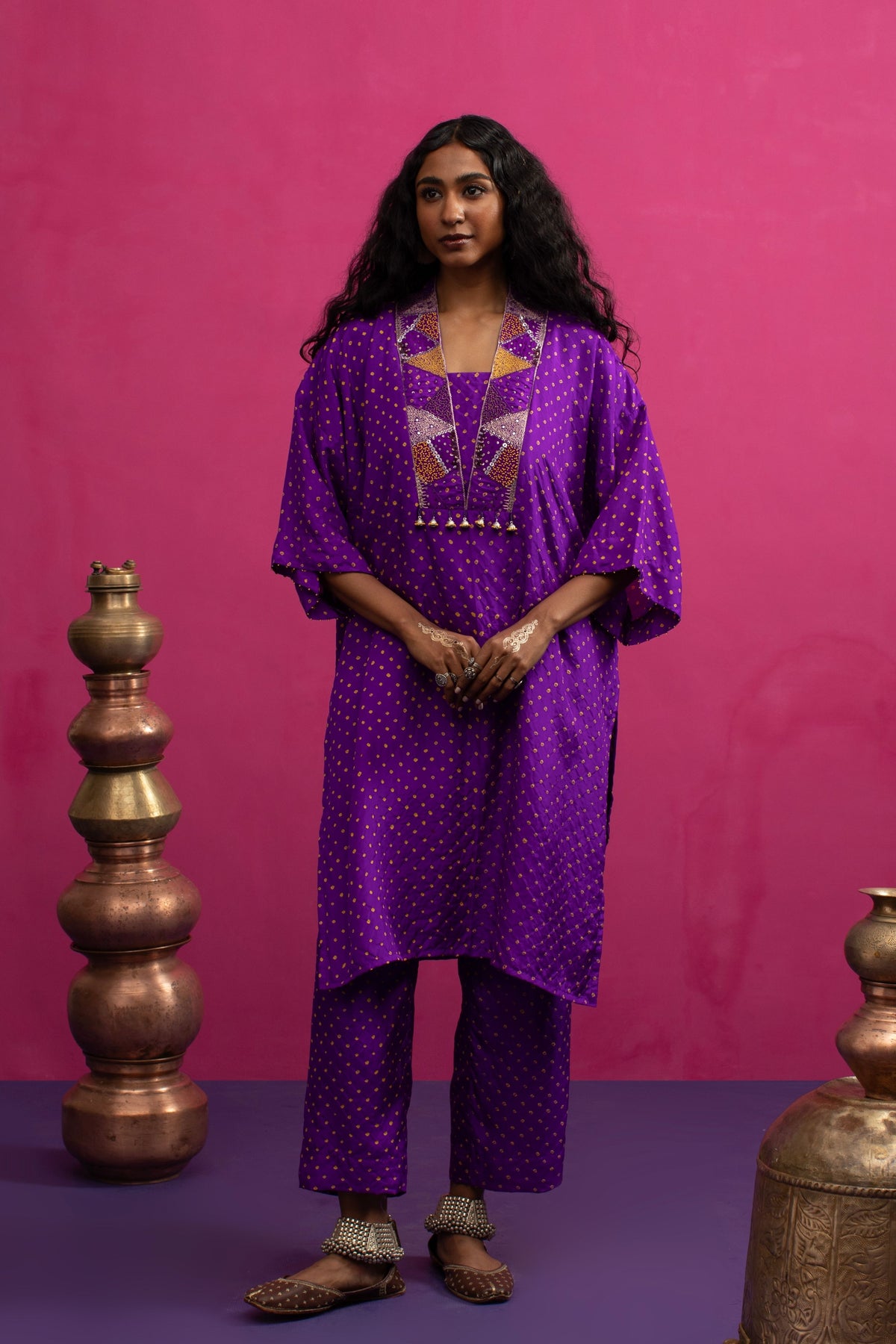 Baingani Kurta Set