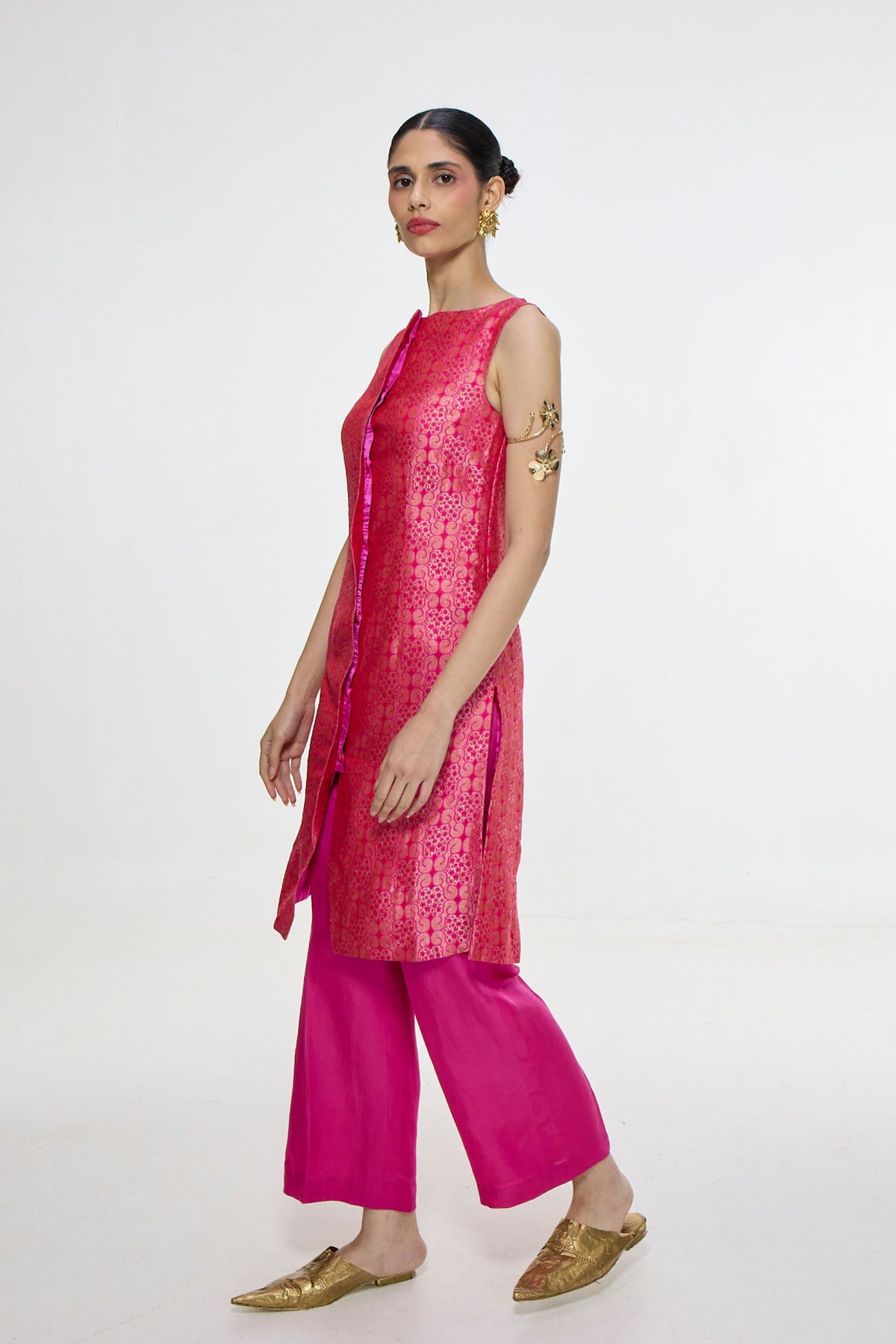 Hot Pink Kurta Set