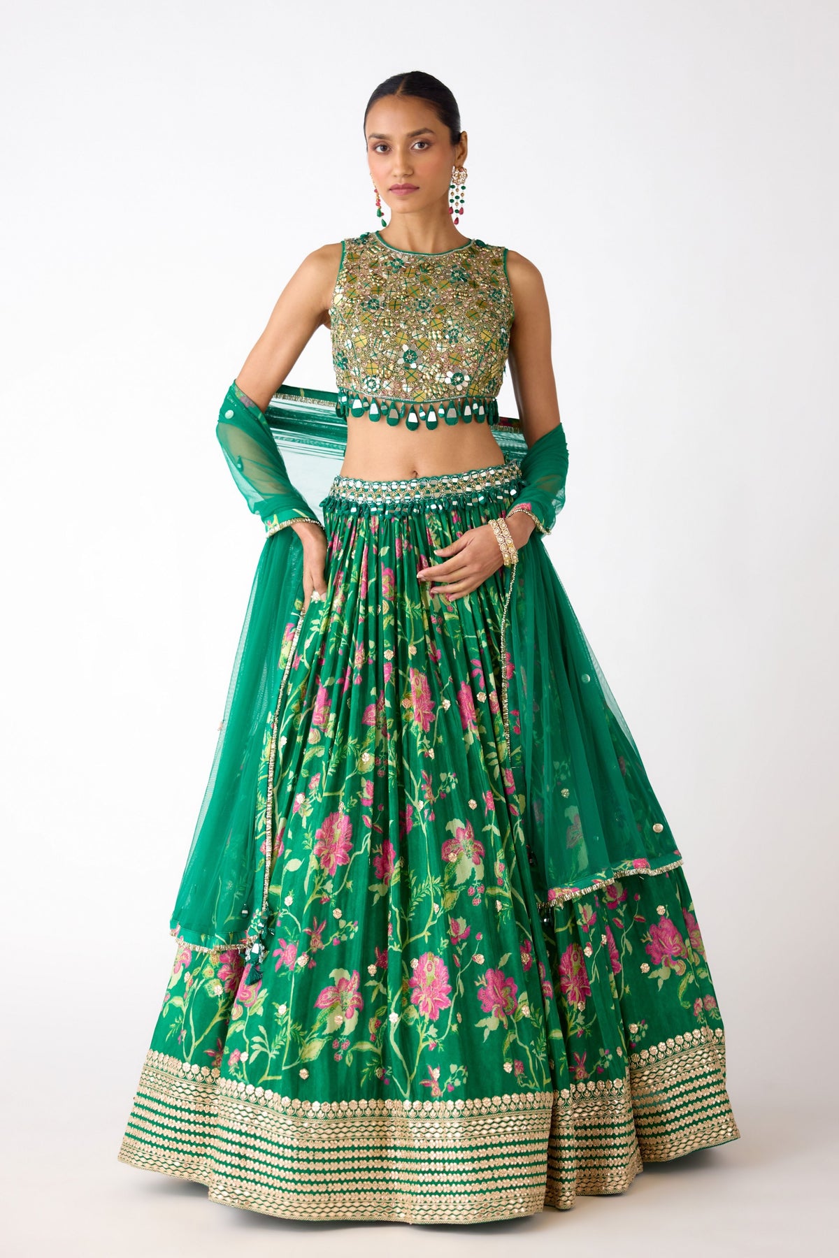Floral Lehenga Set