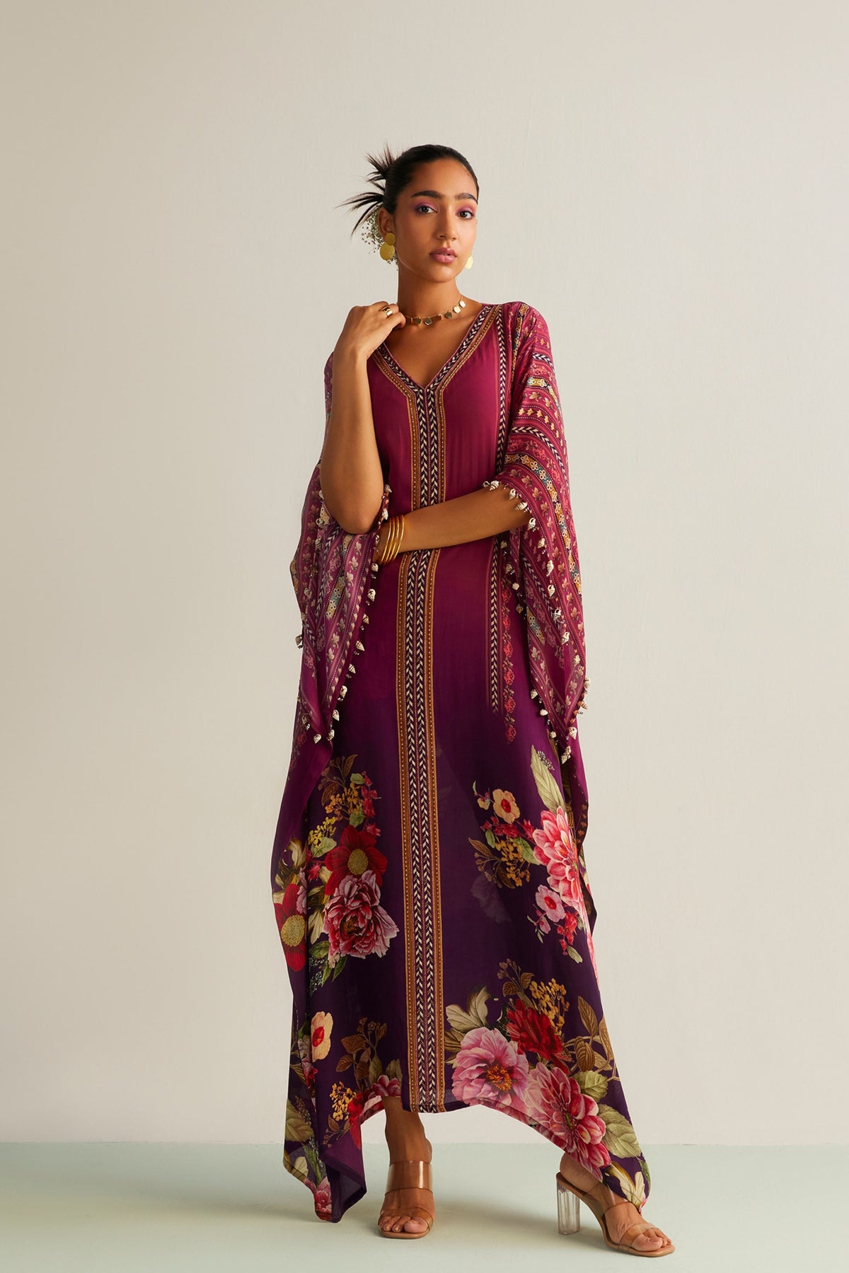 Ombre Floral Nayra Kaftan