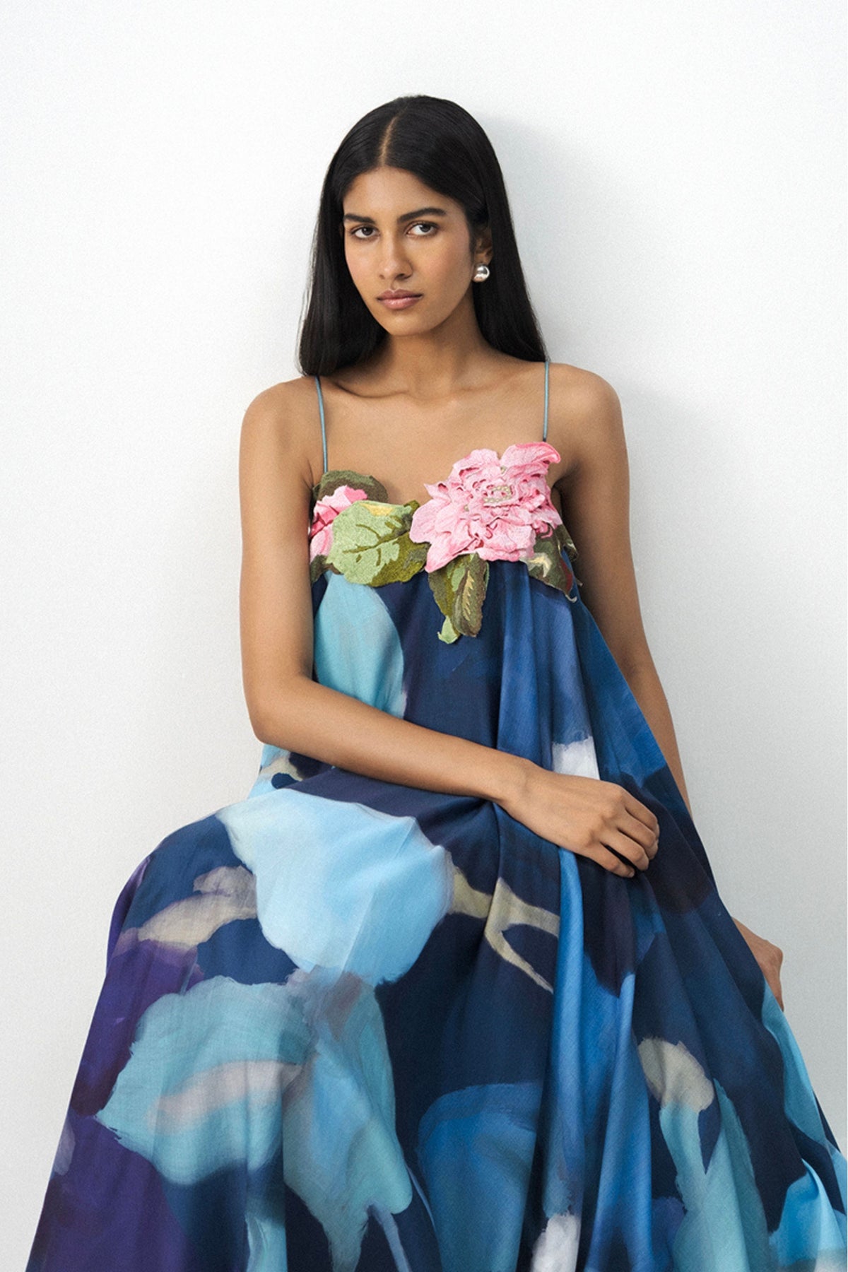 Blue Lagoon Patchwork Dress