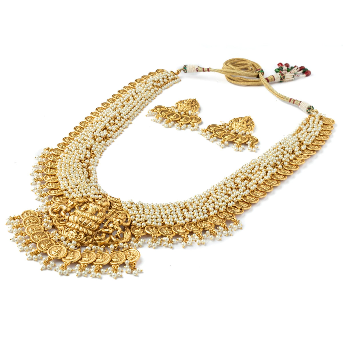 Gold Plated Womens Necklace Set