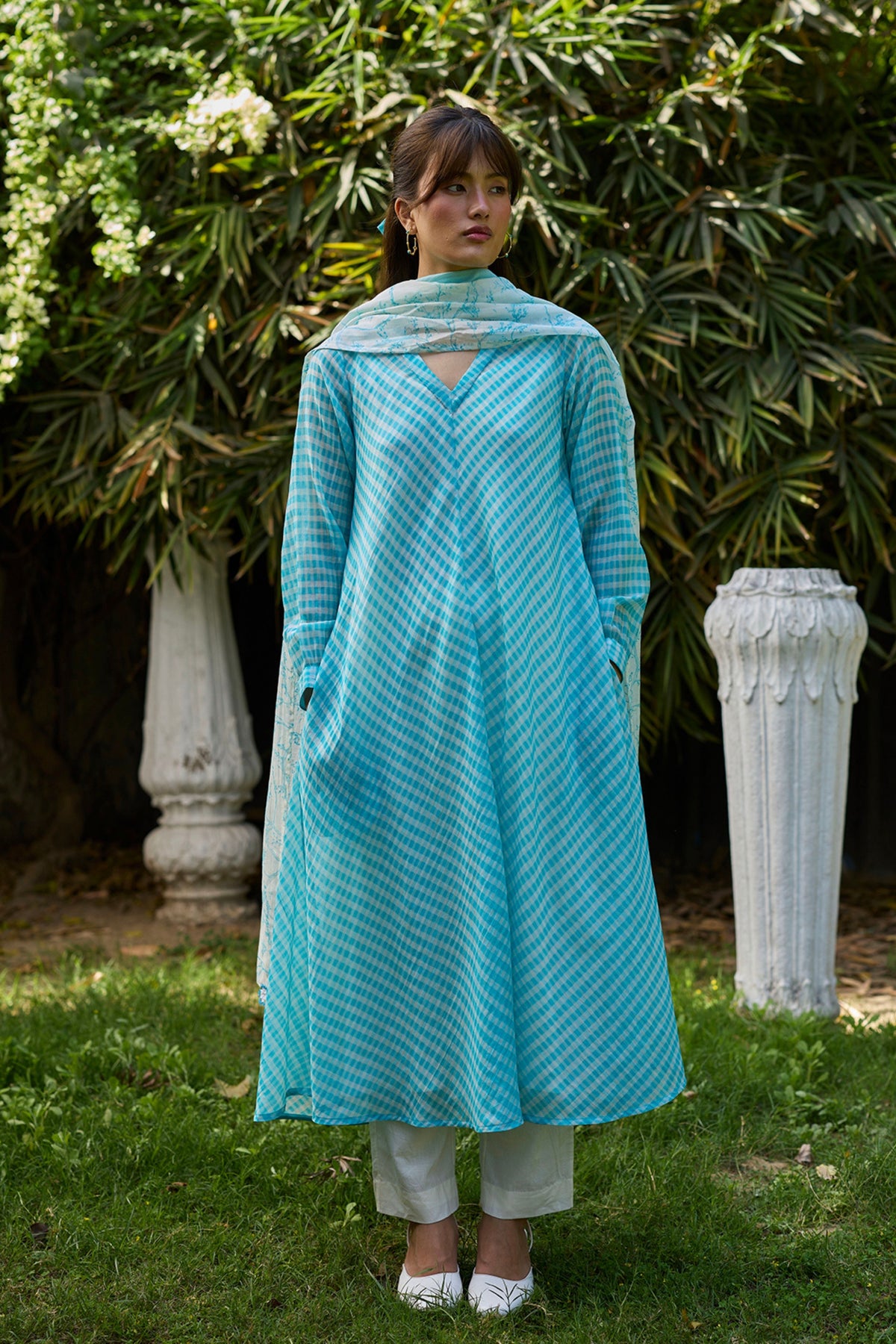 Joyful Paths Blue Kurta Set