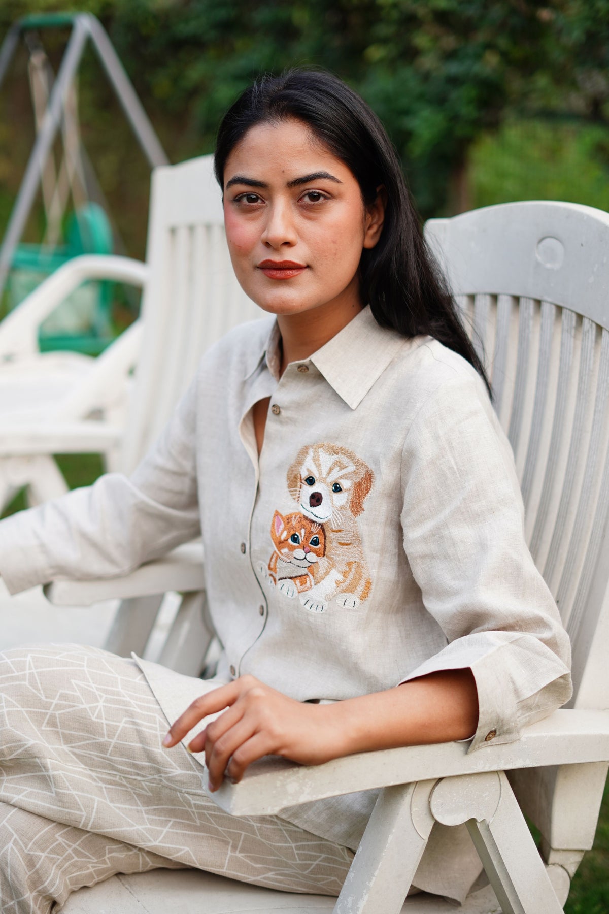 Beige Shirt