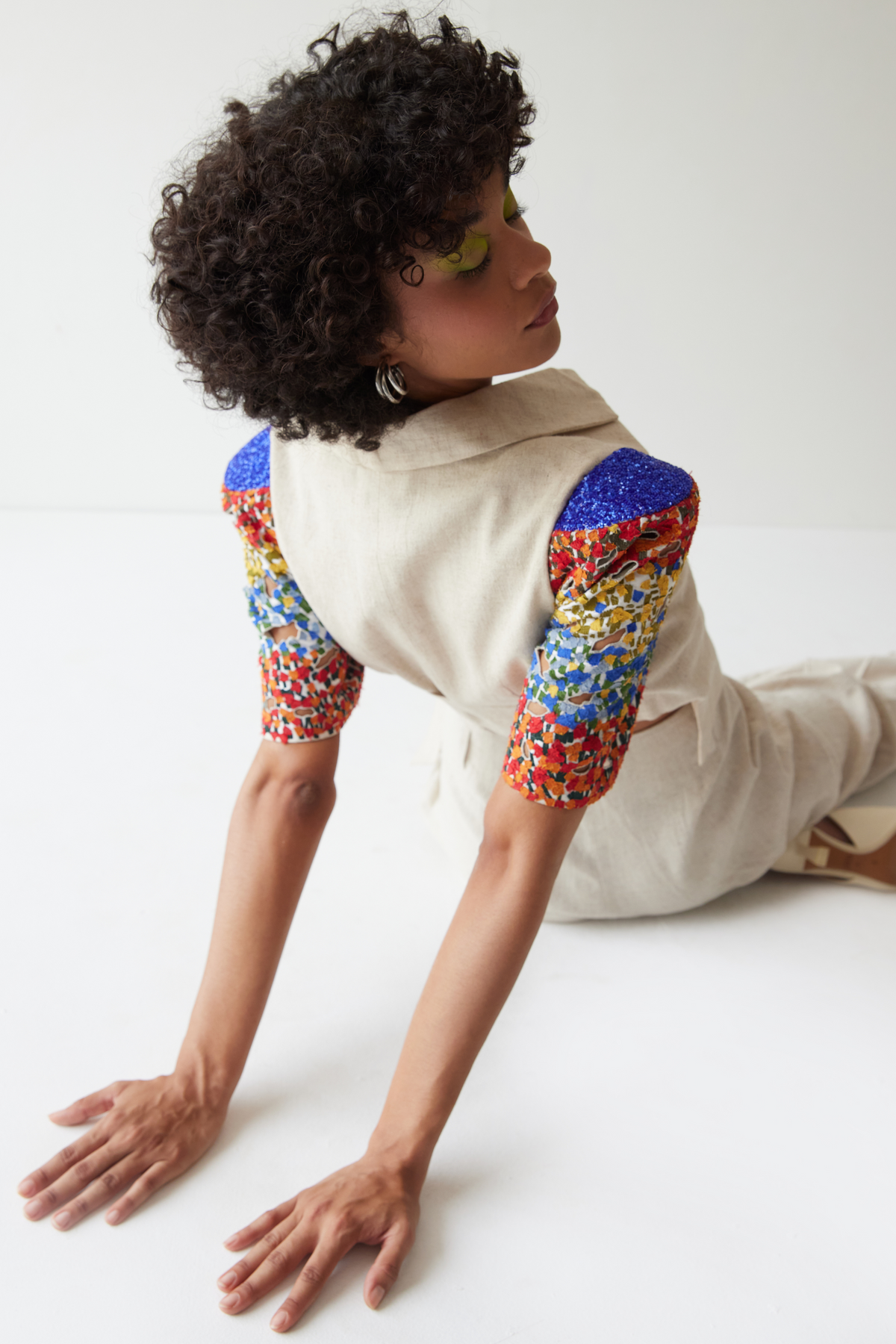 Flower Valley Overlap Jacket Co-ord Set