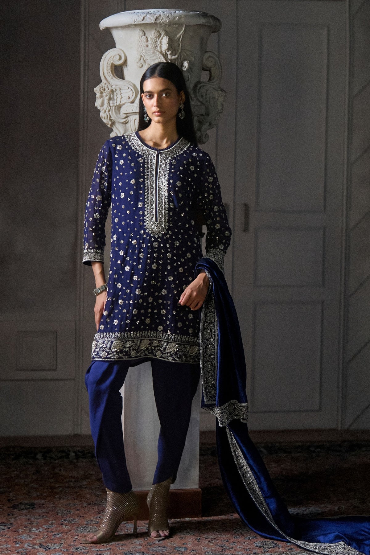 Rikee Twill Dhoti Set