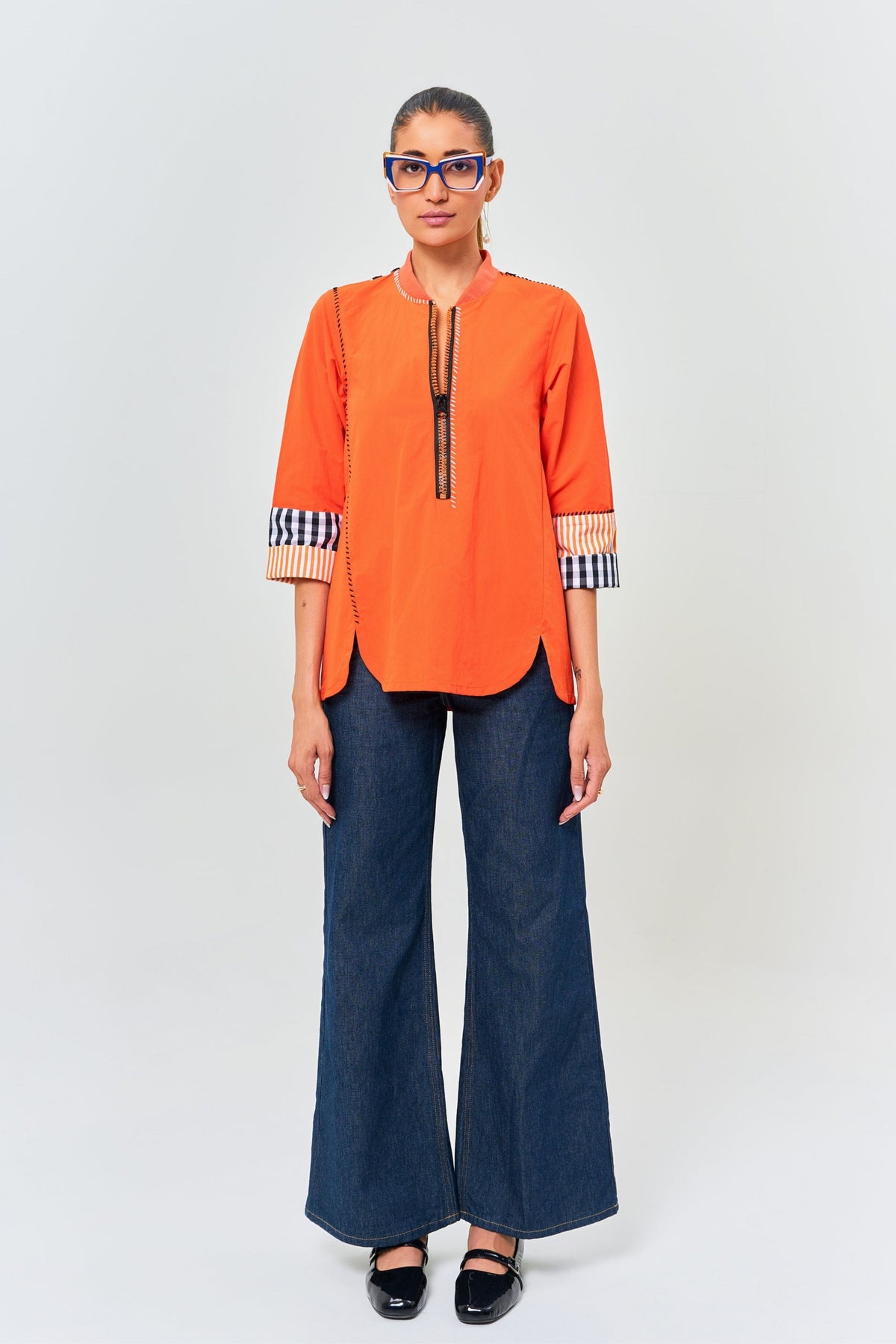Orange Toriq Shirt
