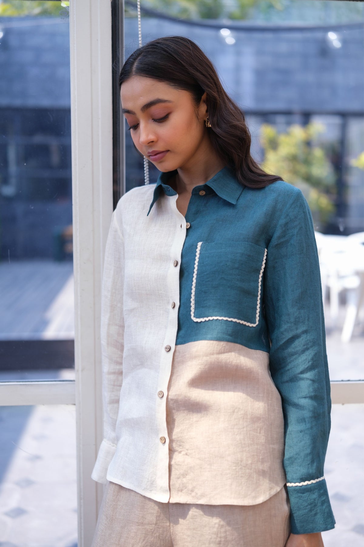 Teal Panel Co-ord Set