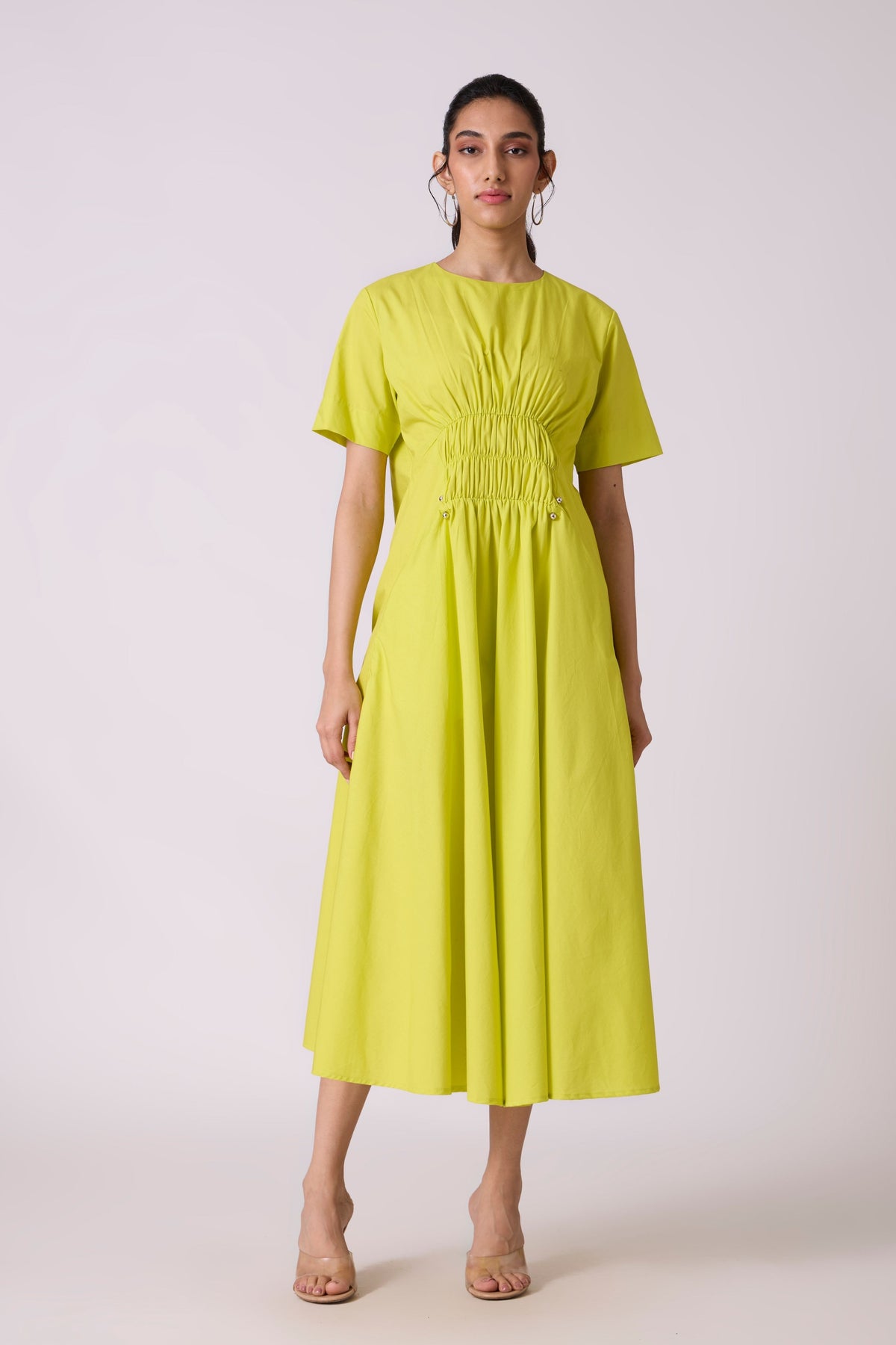 Rhodes Sulphur Lime Dress
