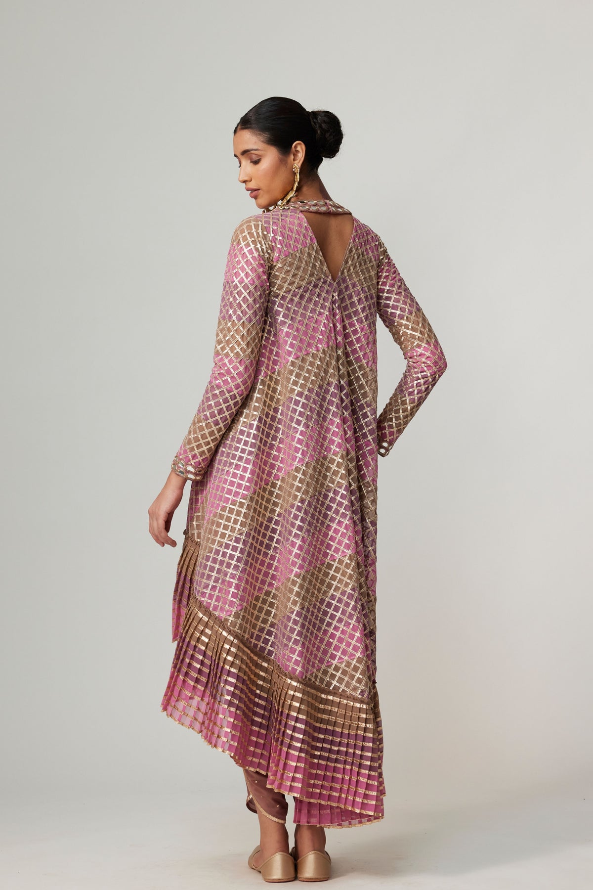 Mud Mauve Multicolor Kurta Set