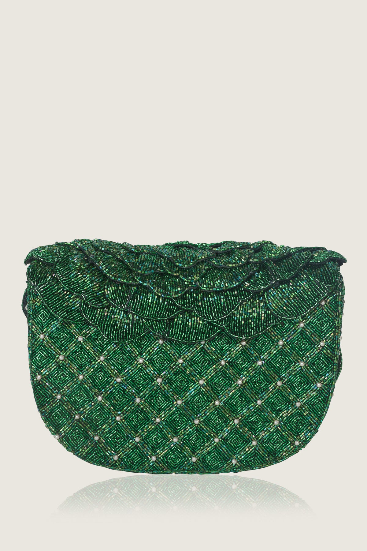 Coco Beaded Sling – Green