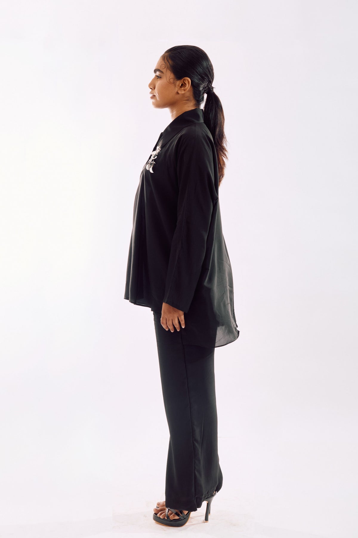 Black Tassel Co-ord Set