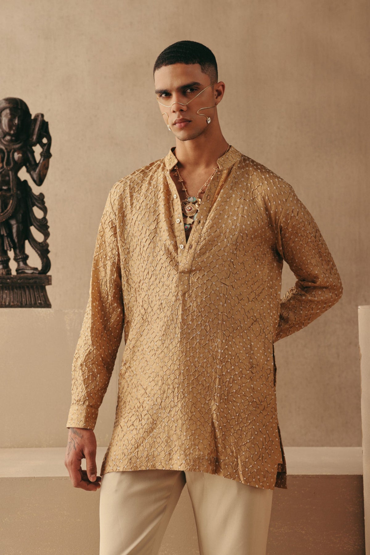 Bandhani Short Kurta