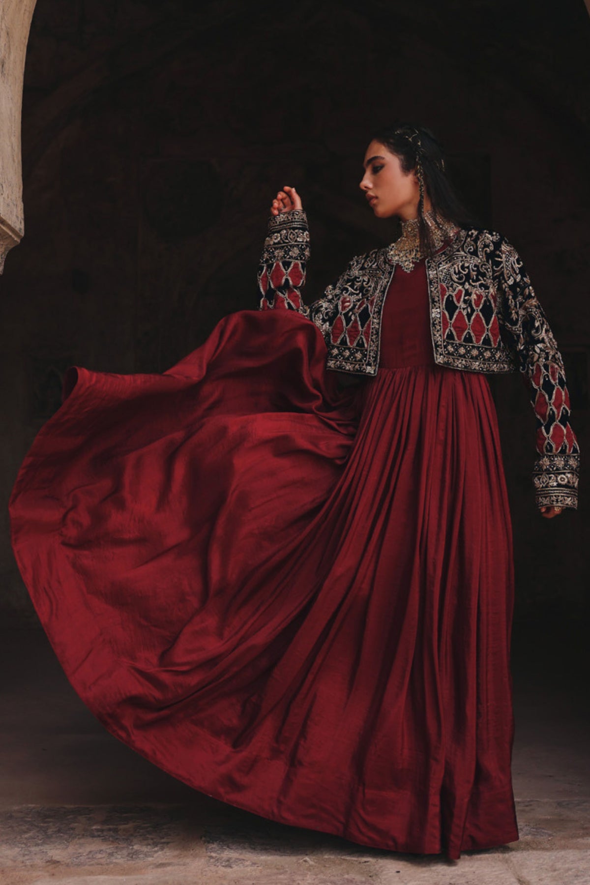 Mehtaab Anarkali Set