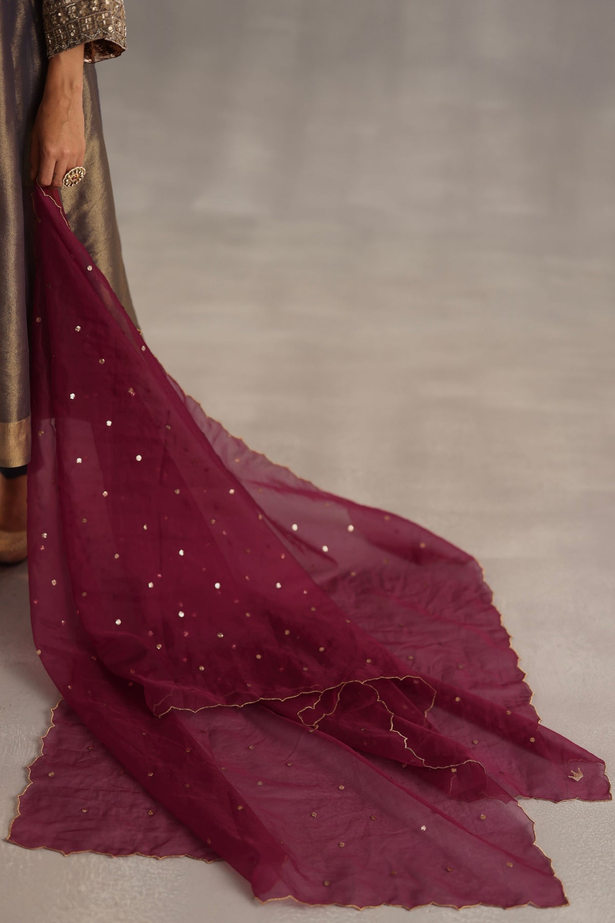 Ahiri Grey Kurta Set