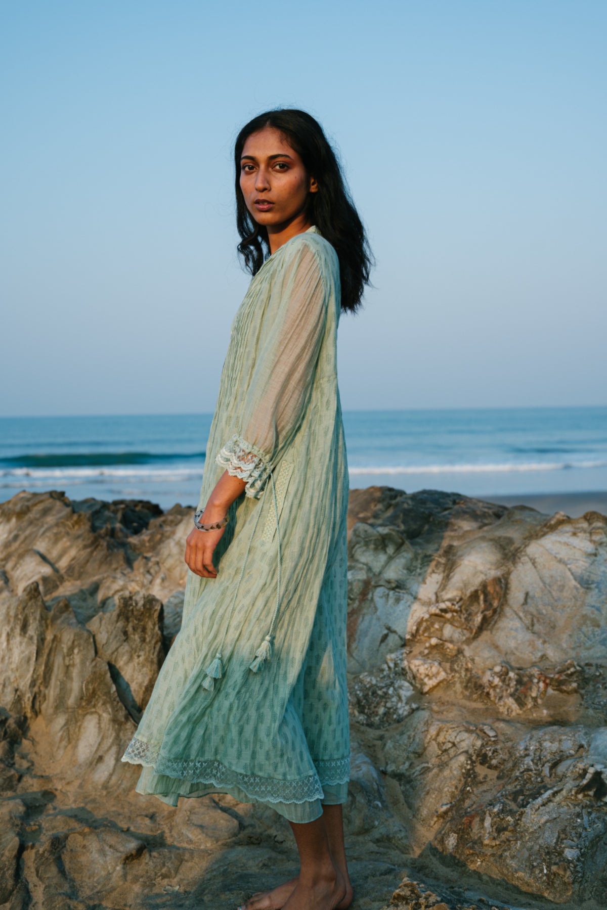 Green Lily Tunic