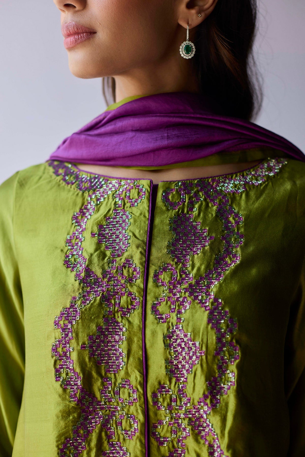 Riverstone Green Kurta and Pants