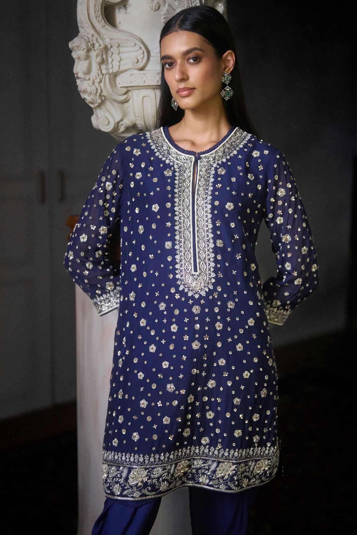 Rikee Twill Dhoti Set
