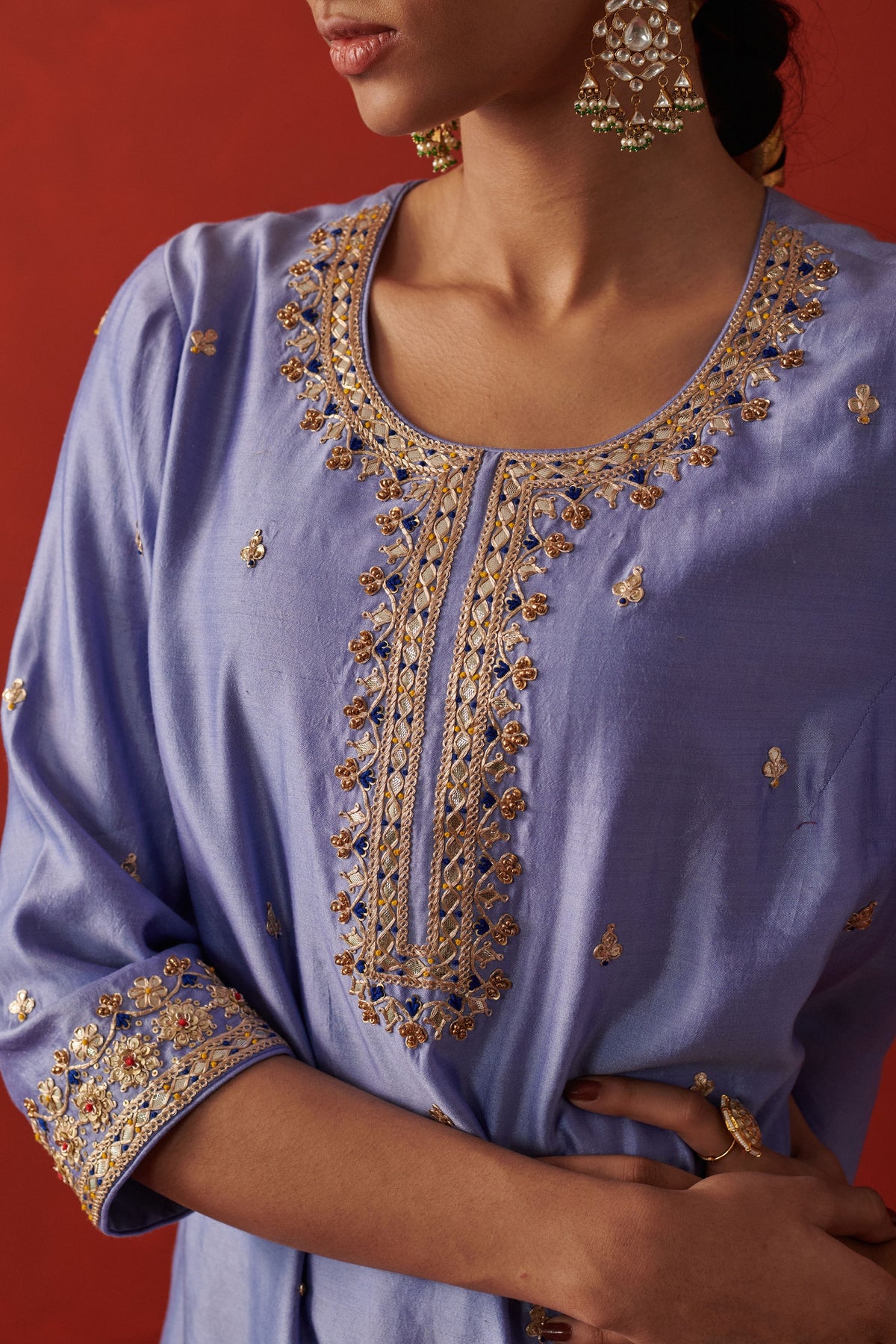 Nazma Ahana Kurta Set
