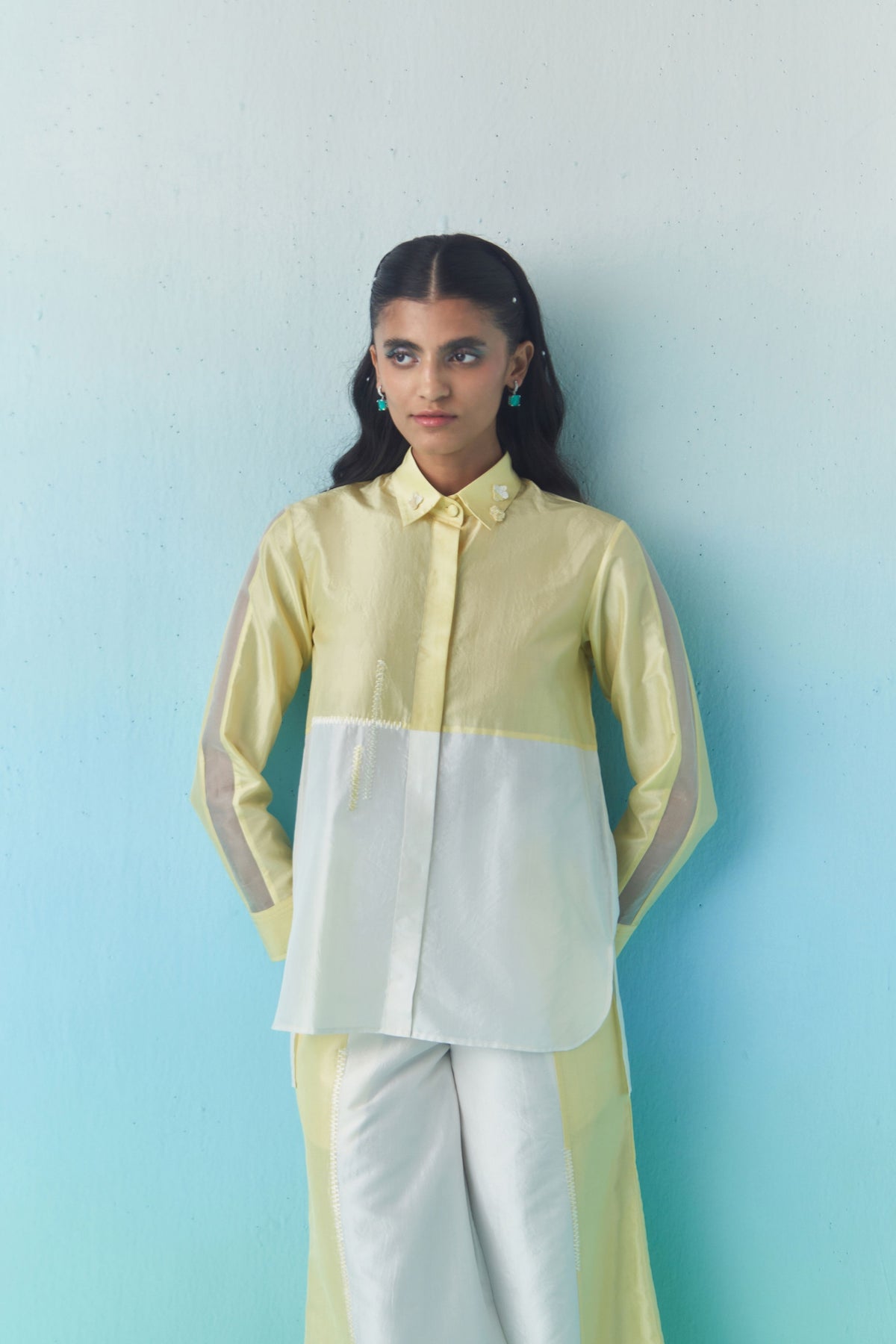 Butter Ivory Panelled Co-ords