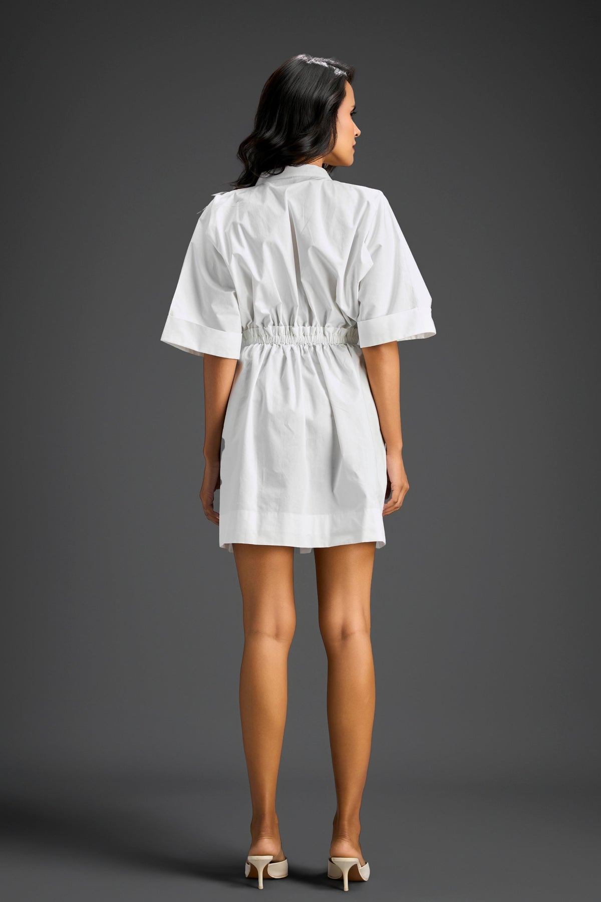 White Embroidered Dress