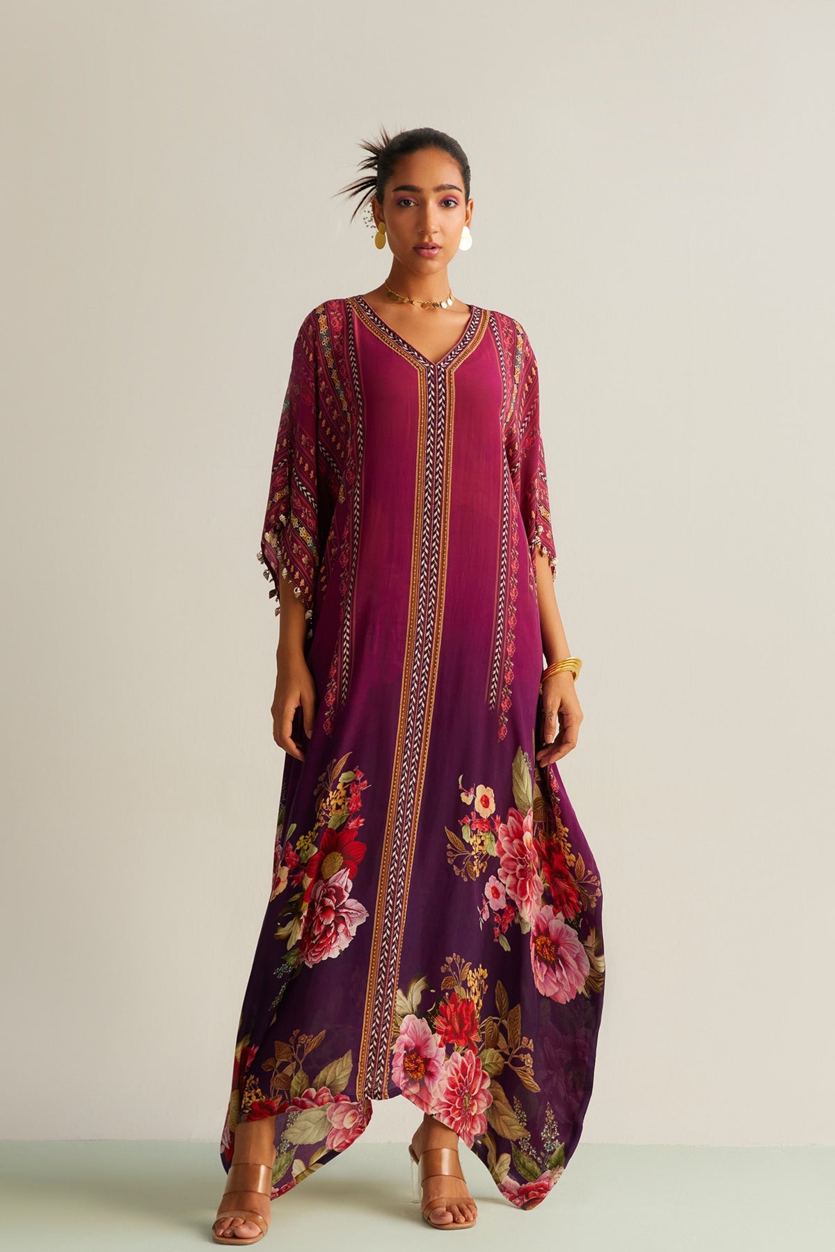 Ombre Floral Nayra Kaftan