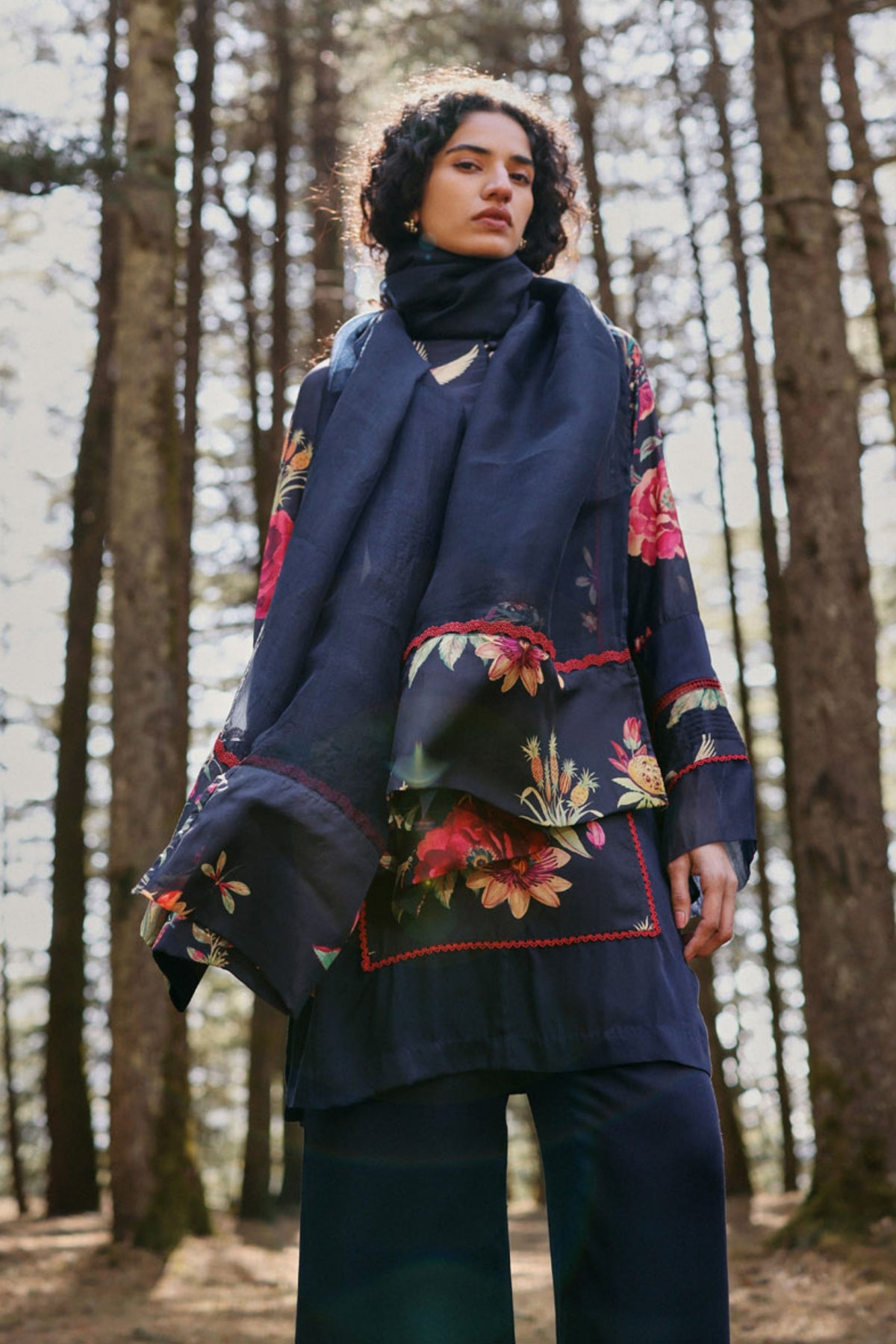 Nightfall Pine Kurta Set