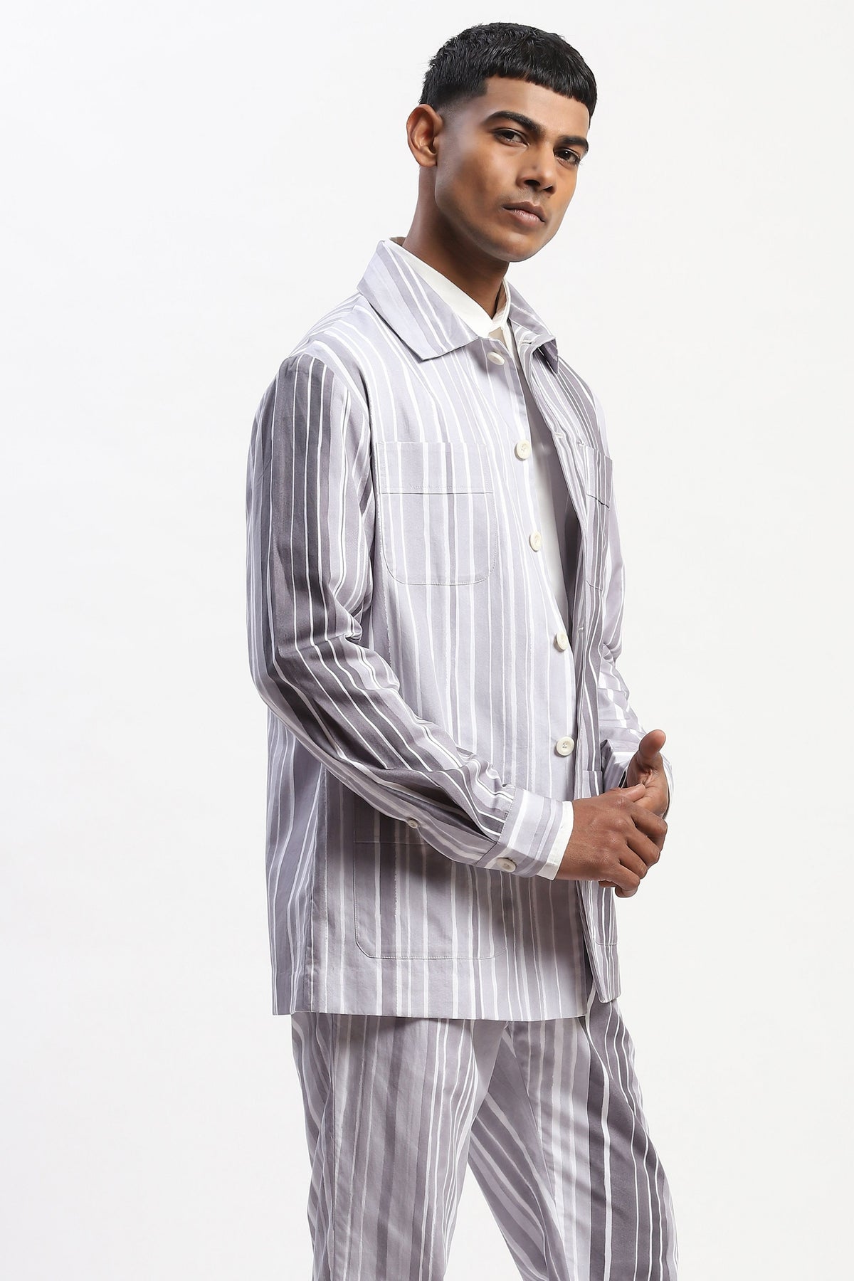 Watercolour Stripes Jacket