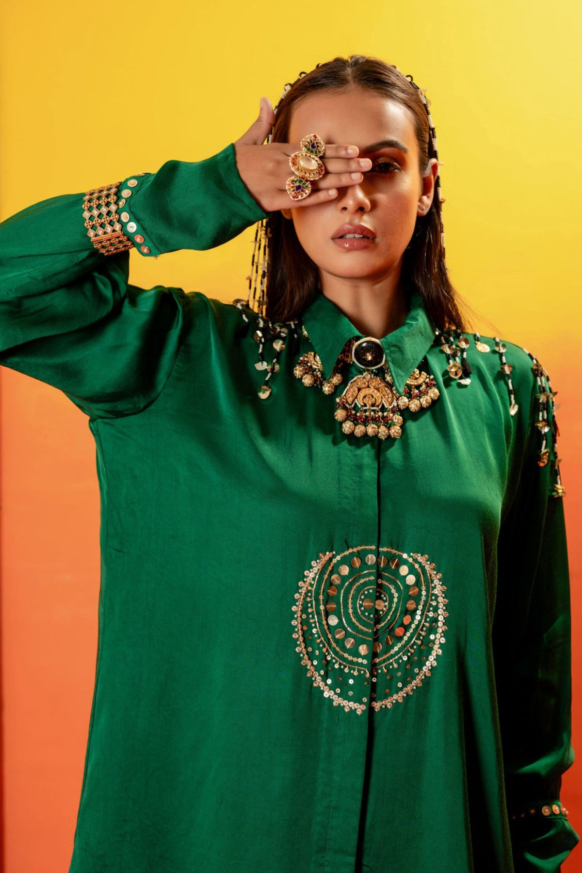 Vani Green Coord Set