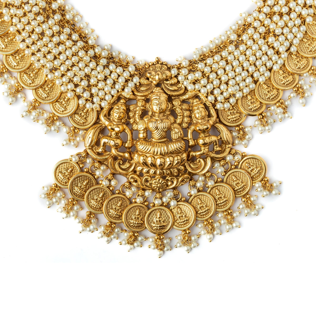 Gold Plated Womens Necklace Set