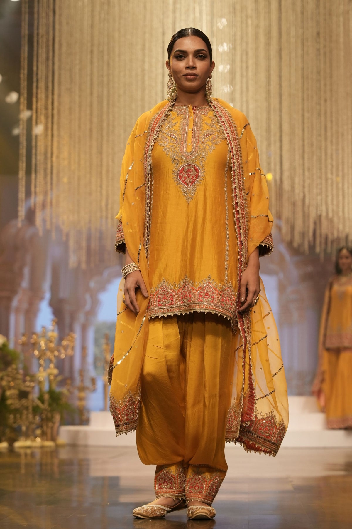 Mustard Kurta Set
