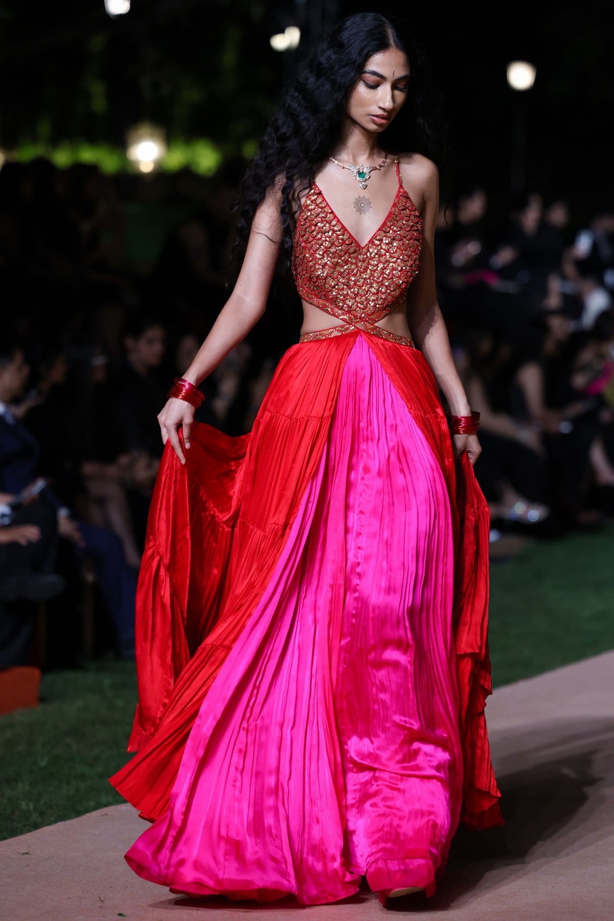 The Surkh Laal Ghagri Maxi
