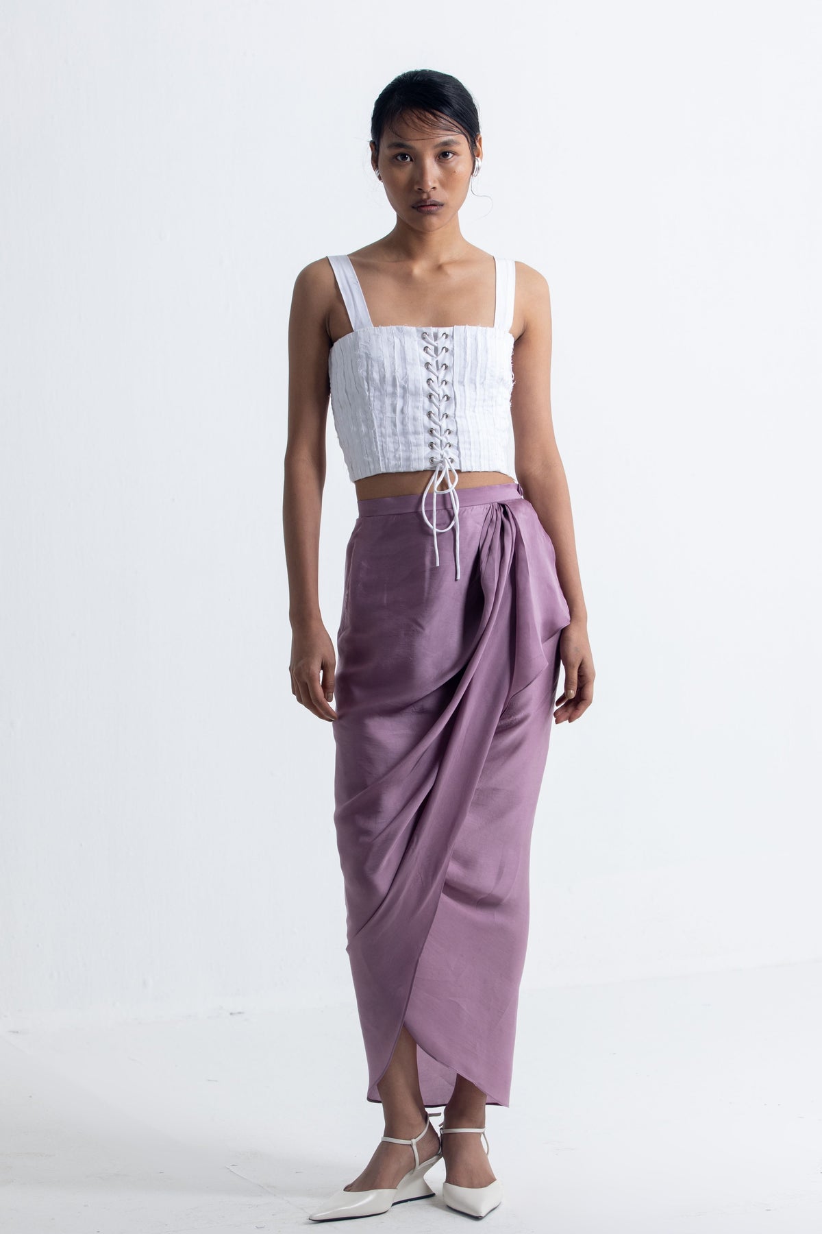 Lilac Drape Skirt