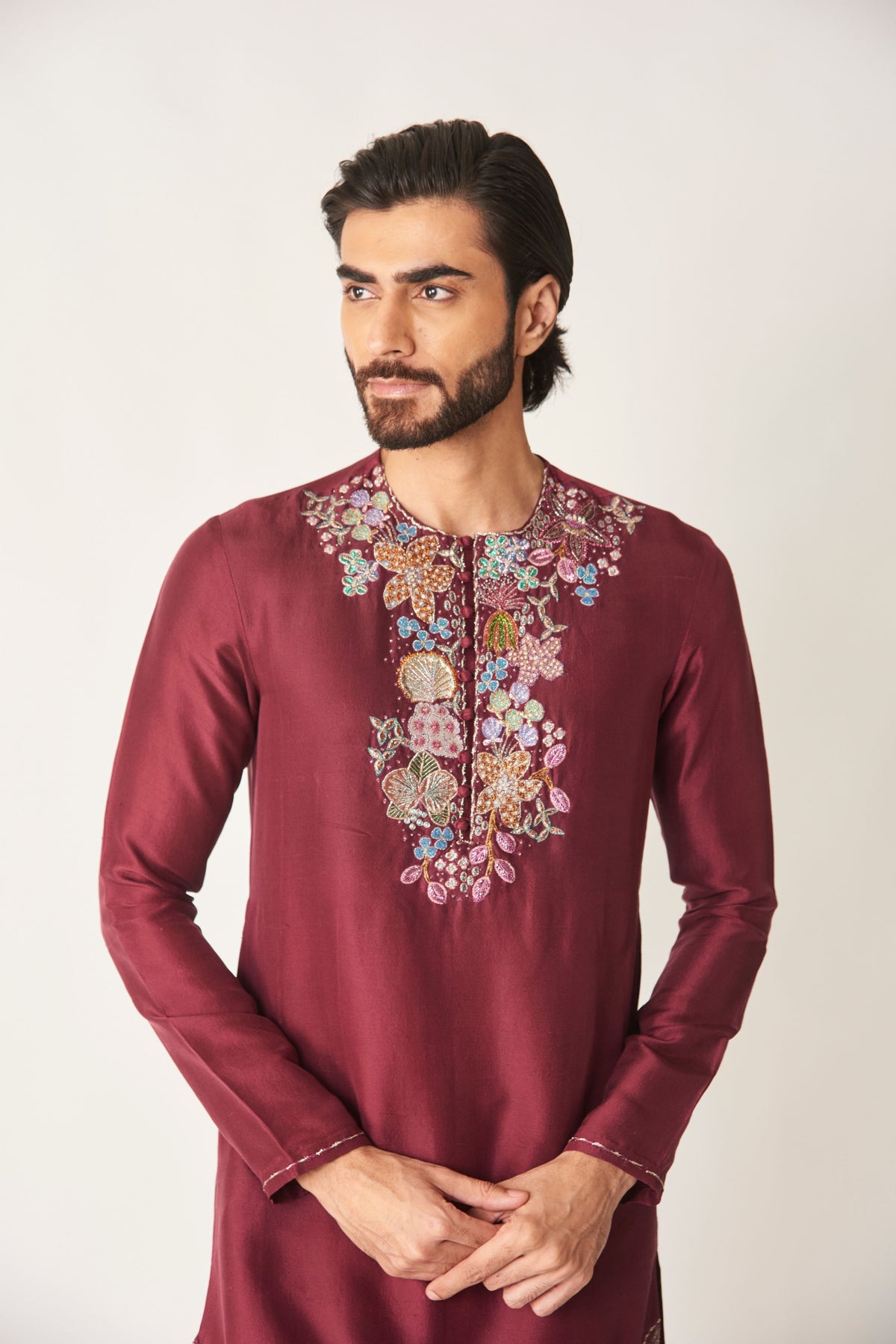 Rubia Dupion Silk Kurta