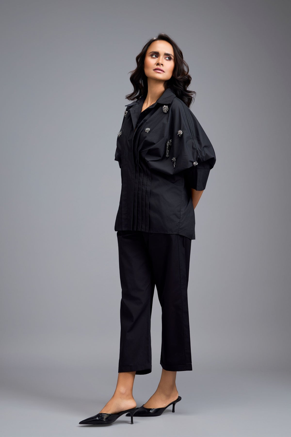 Embellished Button Down Co-ord Set