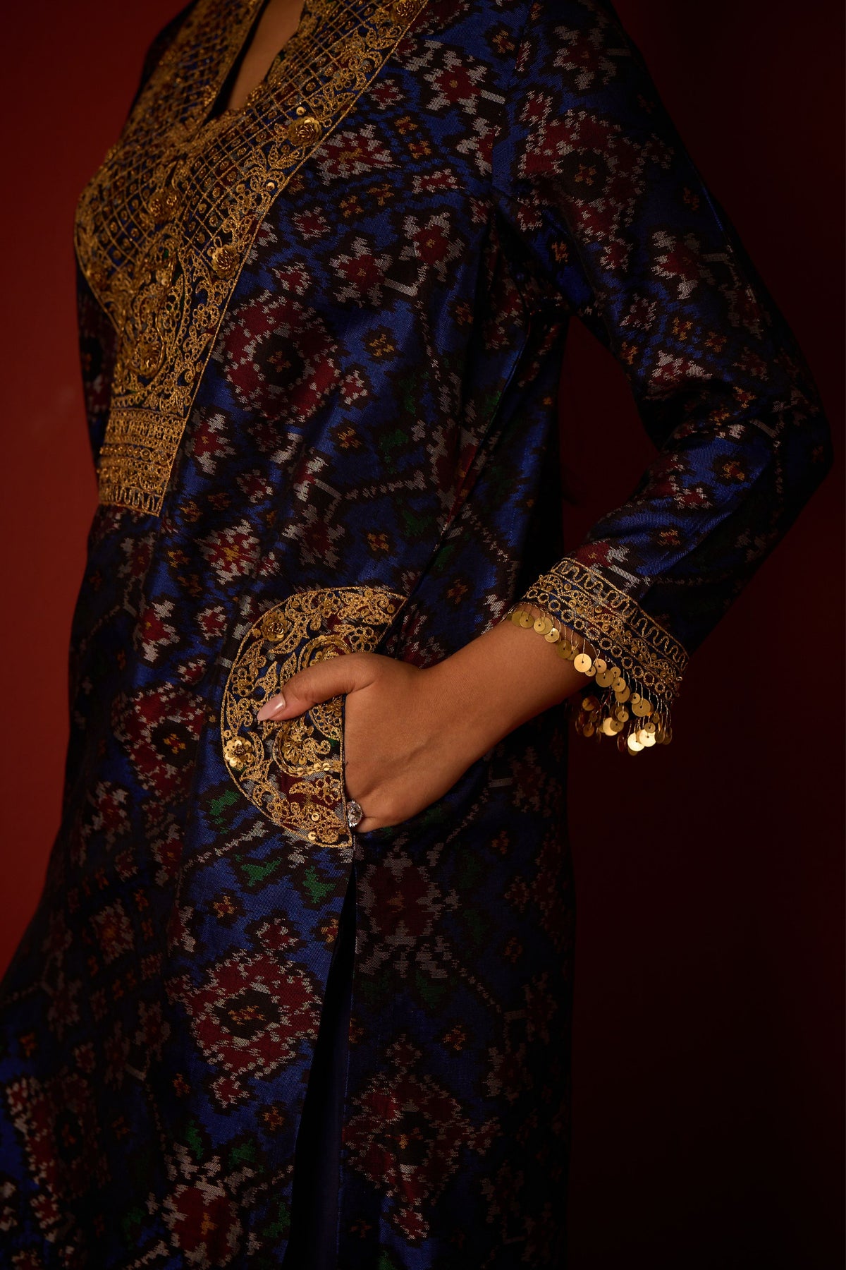 Patola Kurta With Marodi