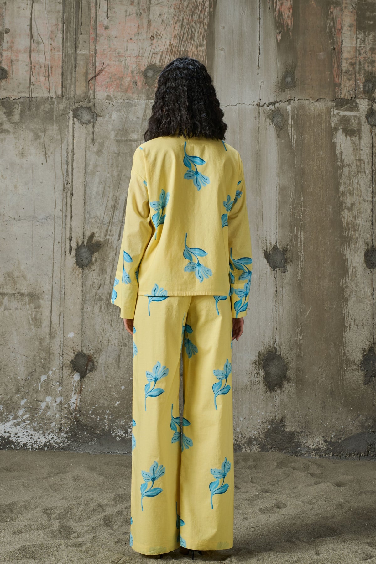 Sunlit Bloom Tie Up Top