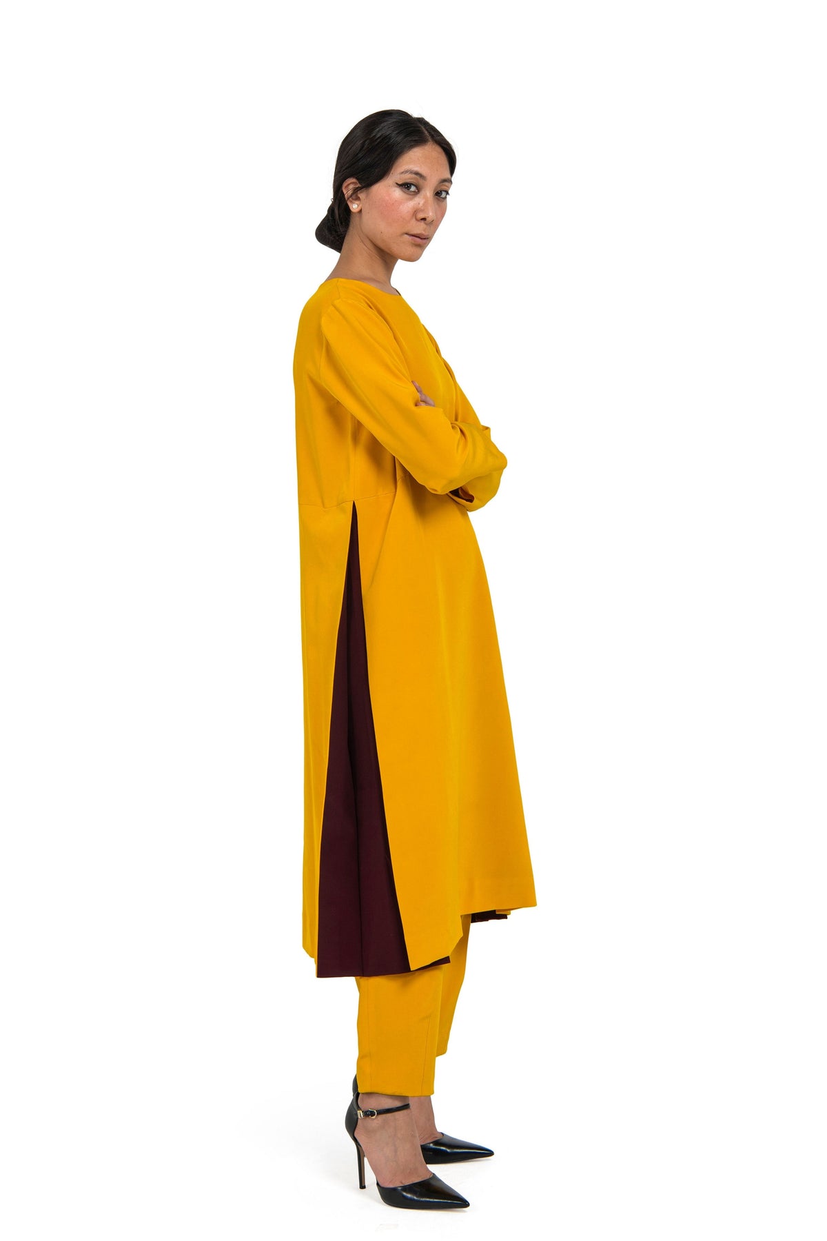 Yellow Akemi &amp; Yui Kurta Set