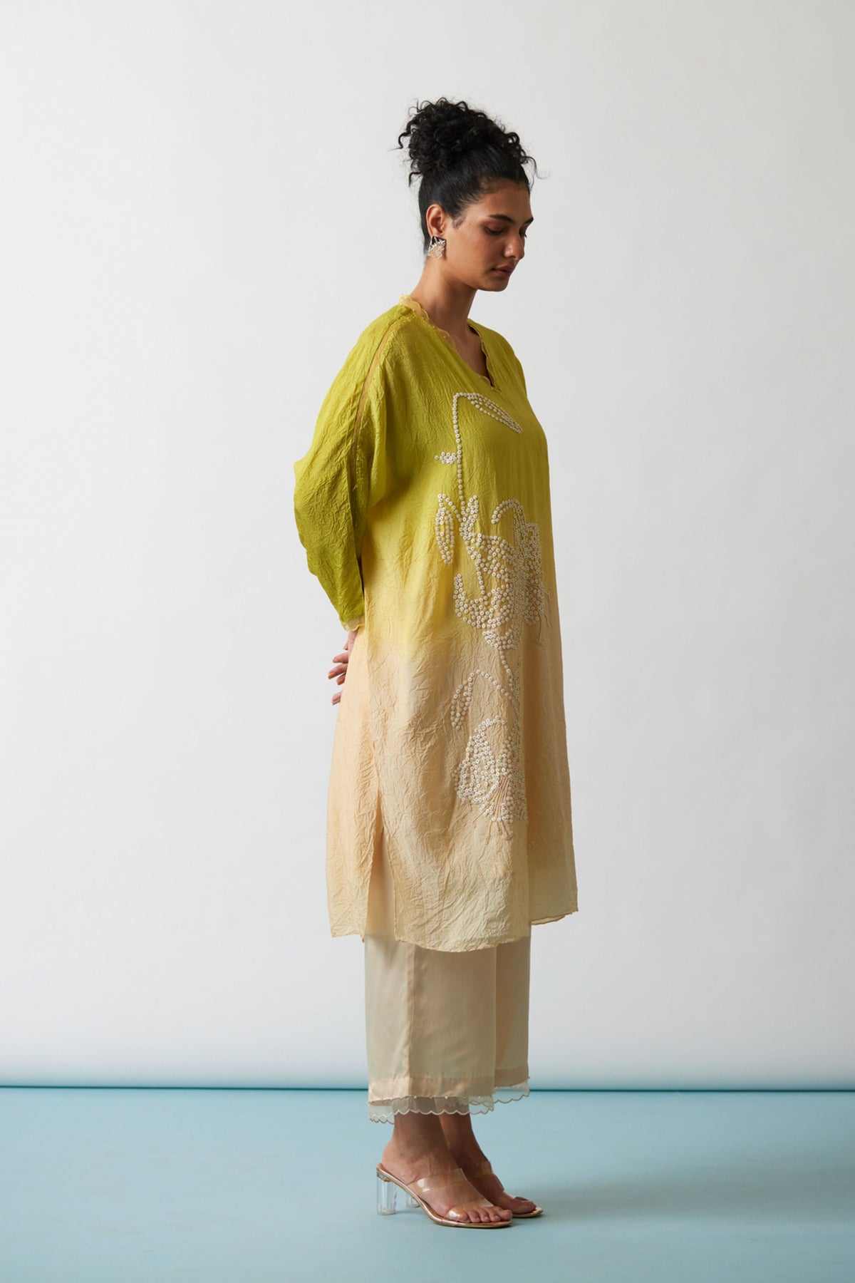 Citrene Silk Kurta Set