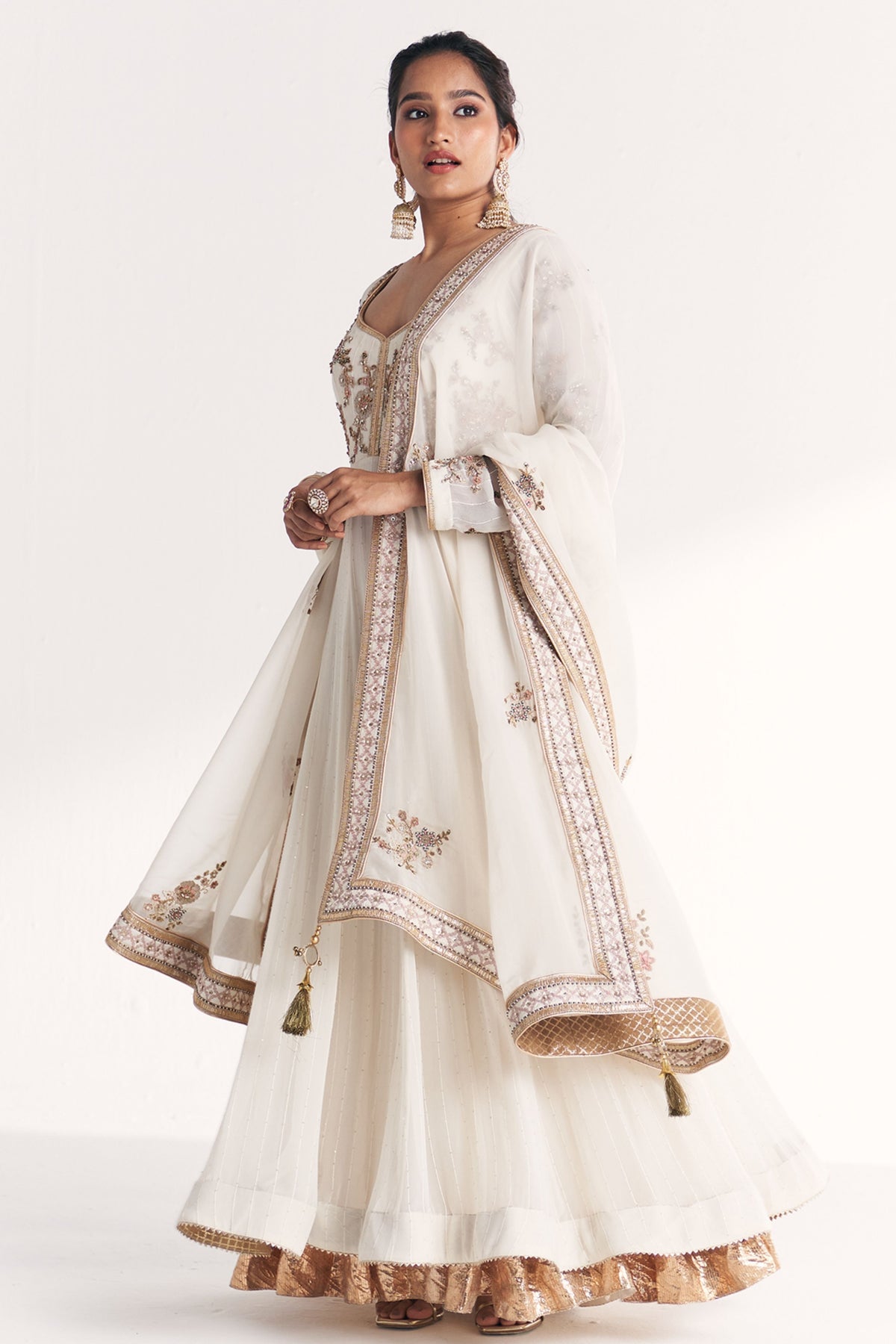 Kaushiki Ivory Anarkali