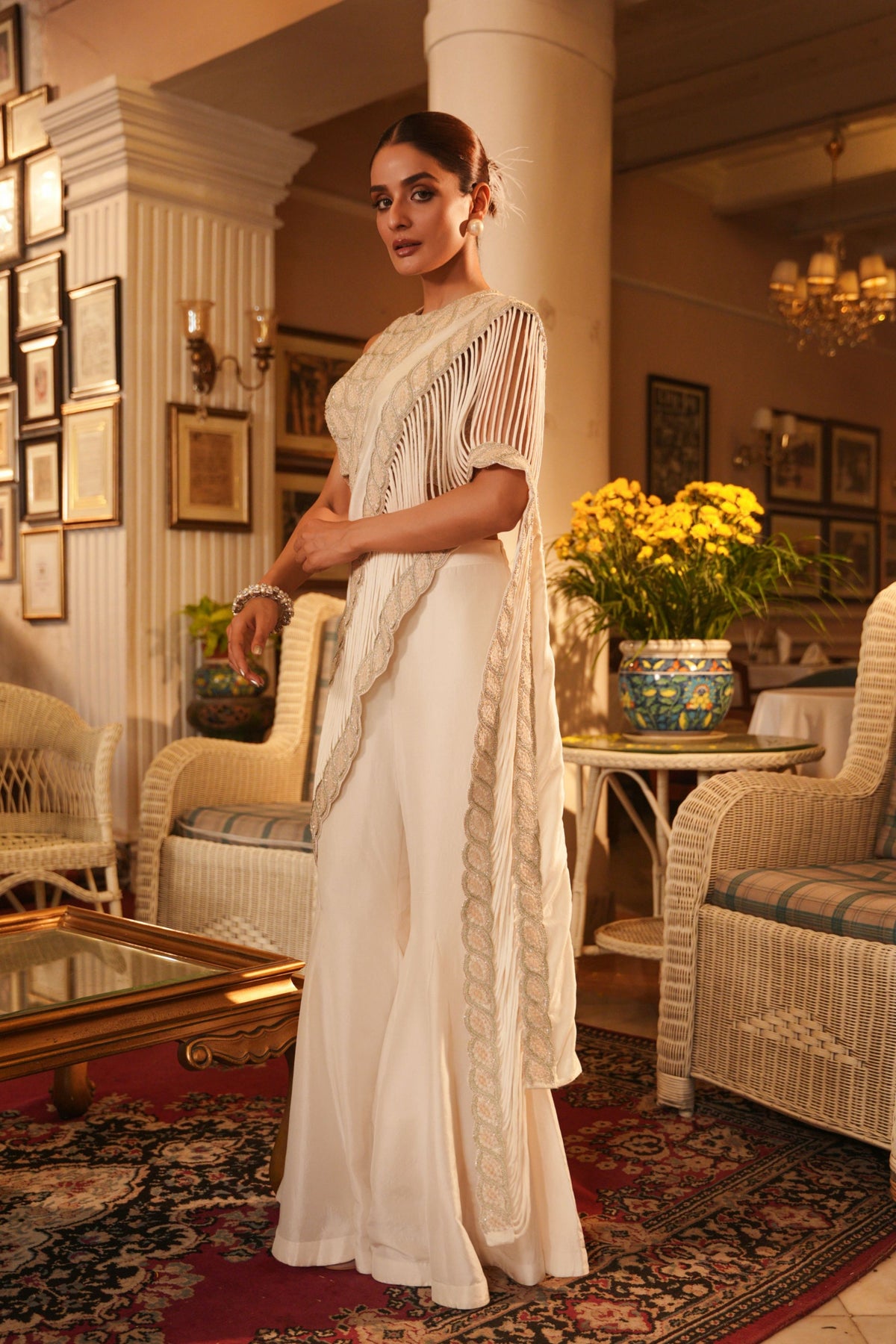 Dori Palla Saree Set
