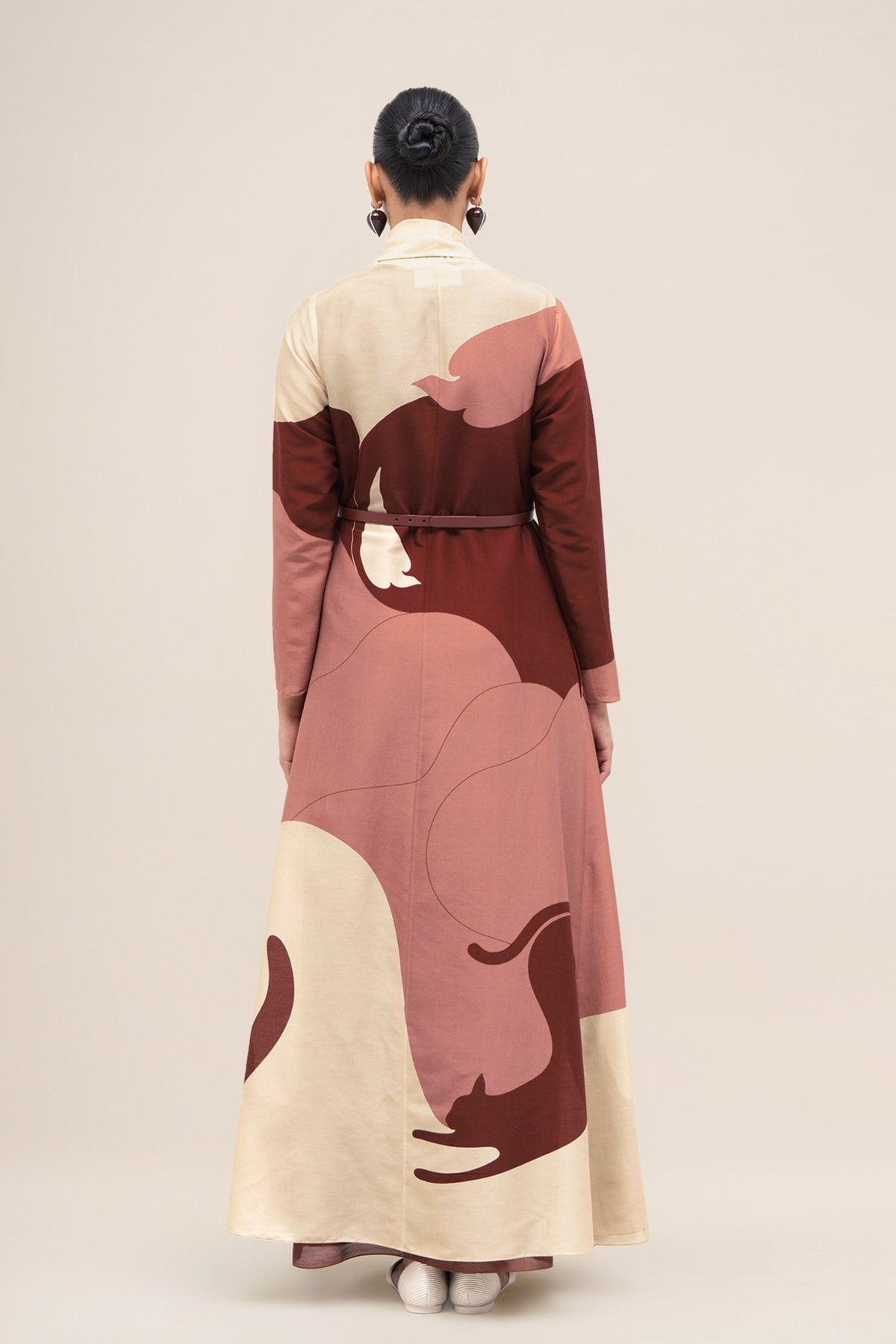 Ghubar Brick Abaya Set