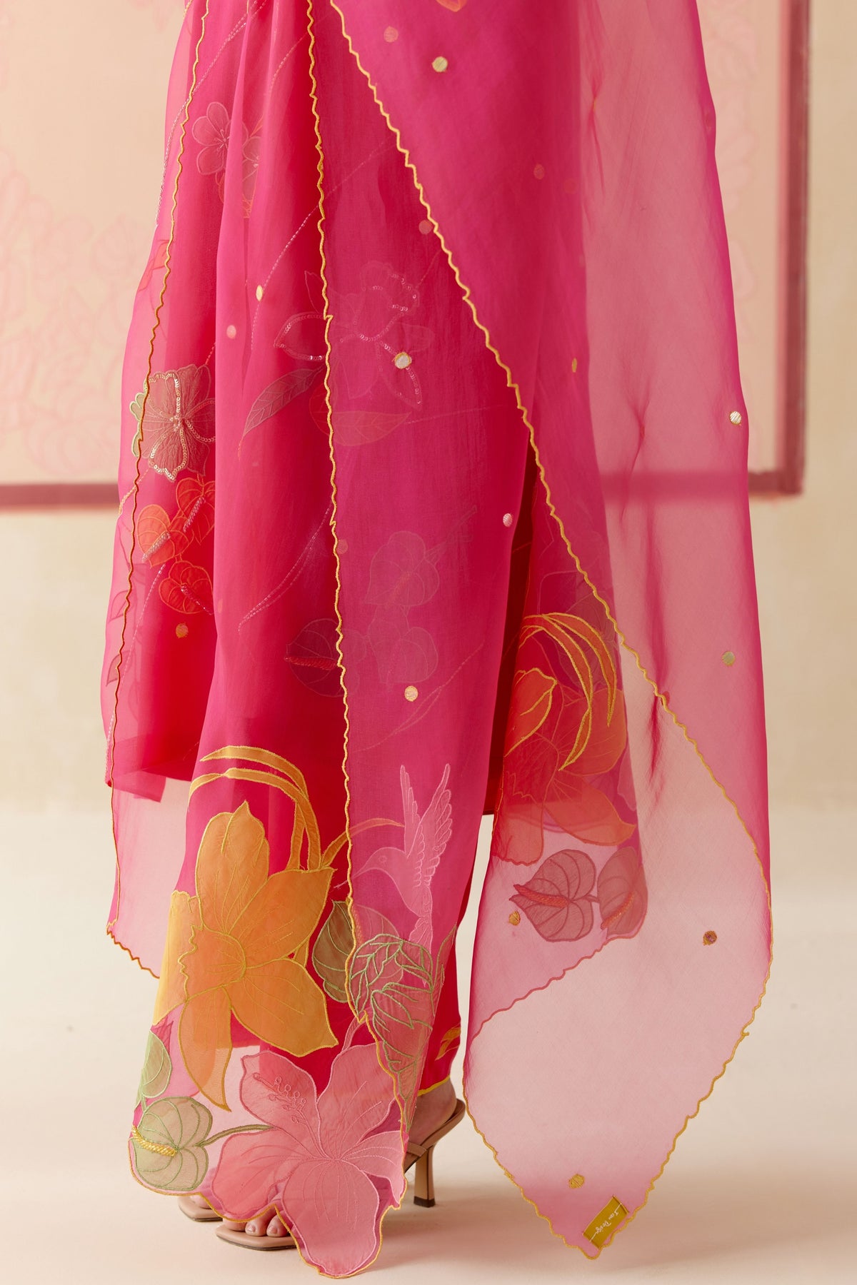 Hot Pink Kurta Set
