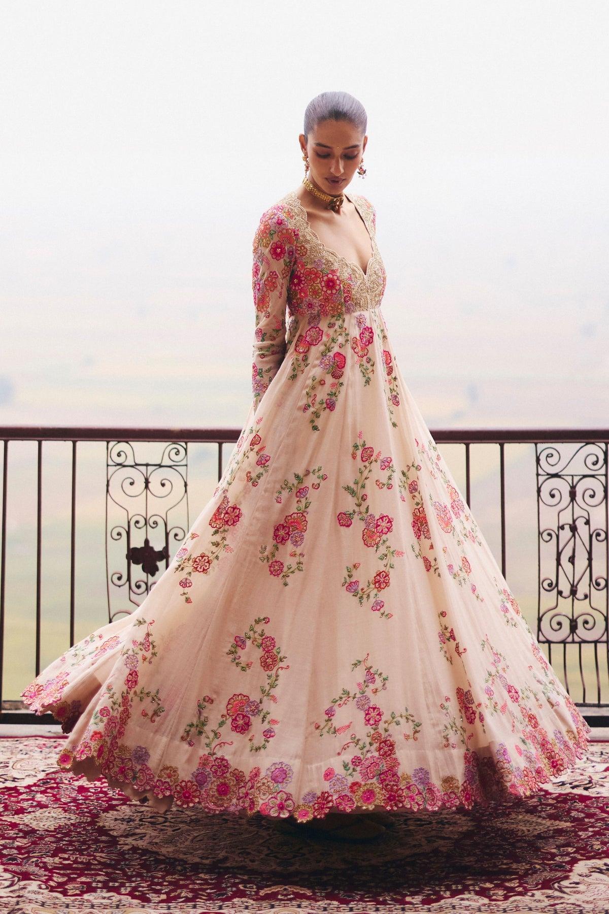 Valli Anarkali Set