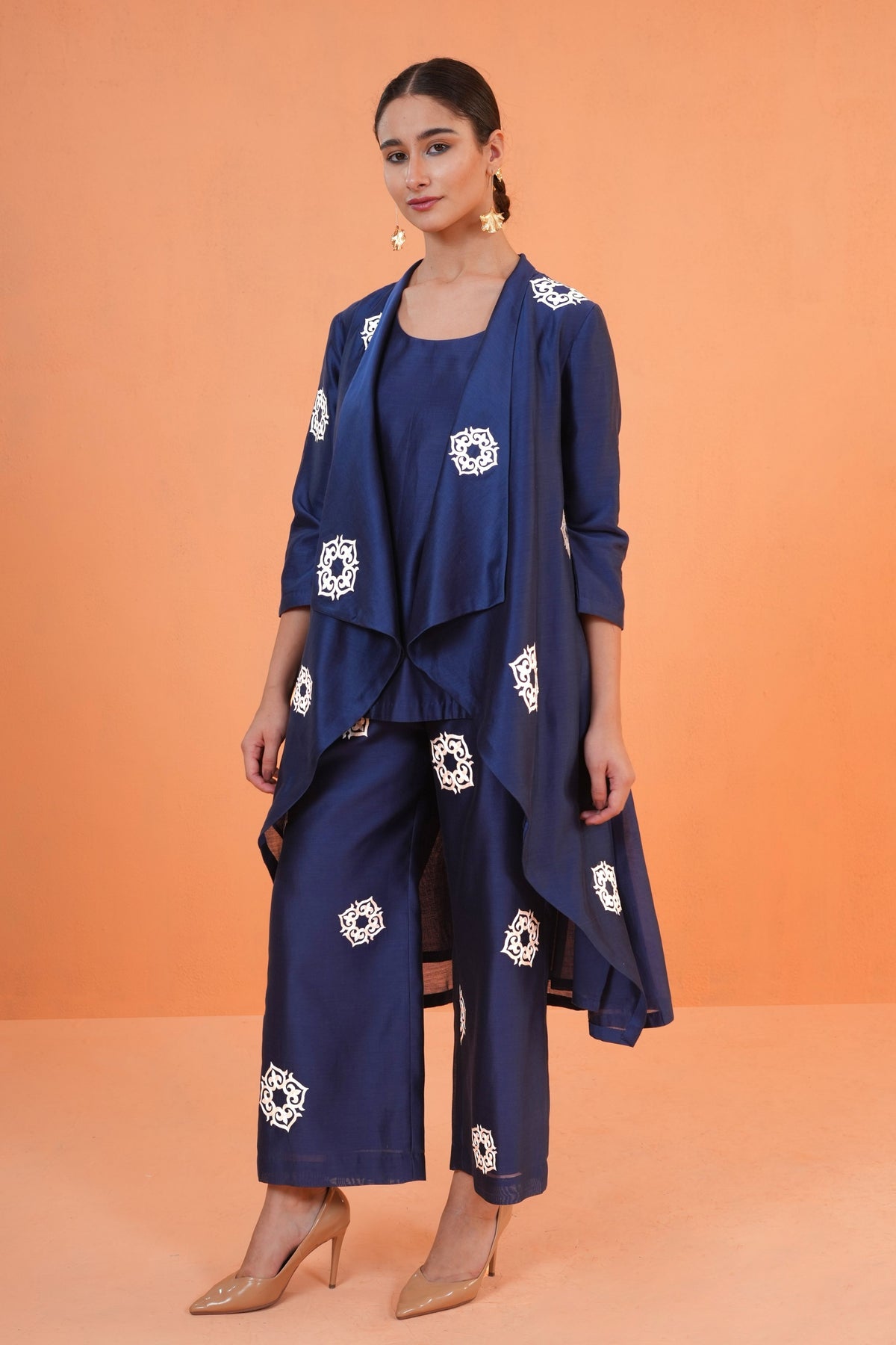 Blue Celestial Jacket Set